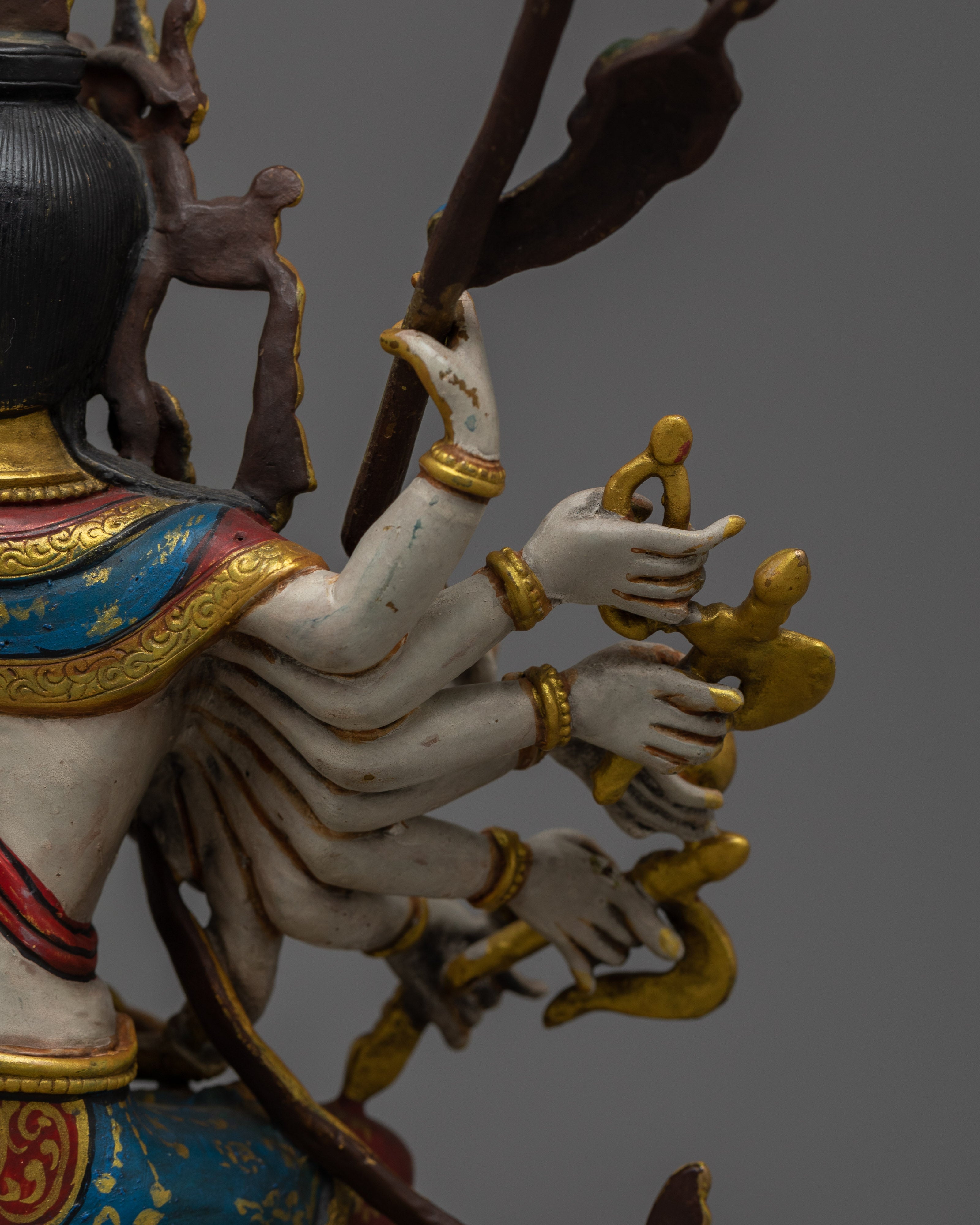 Elegant White-Hued Cundi | Icon of Wisdom and Serenity