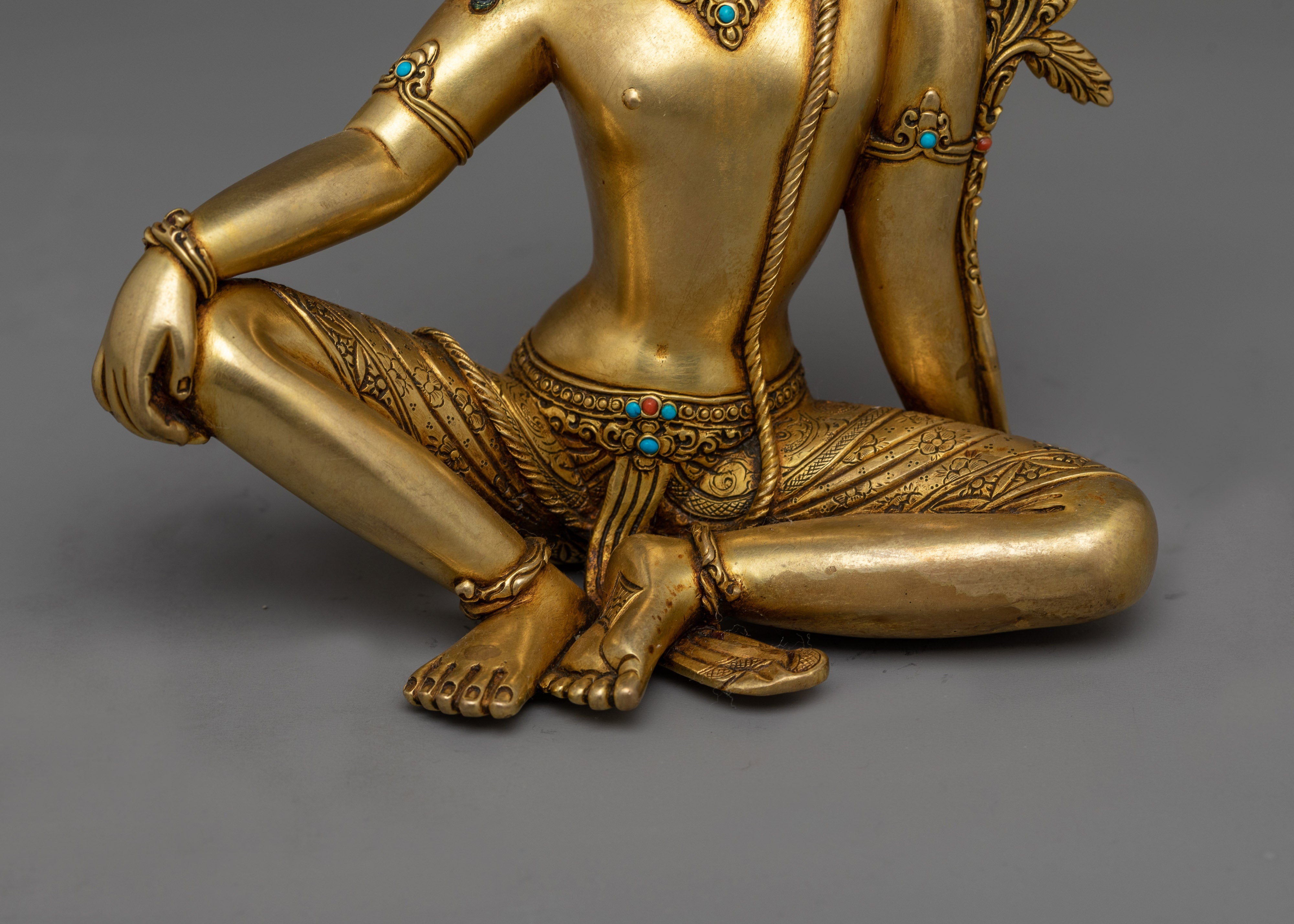 Elegant Indra the Lord of Heaven Statue | Nepalese Handcrafted Beauty