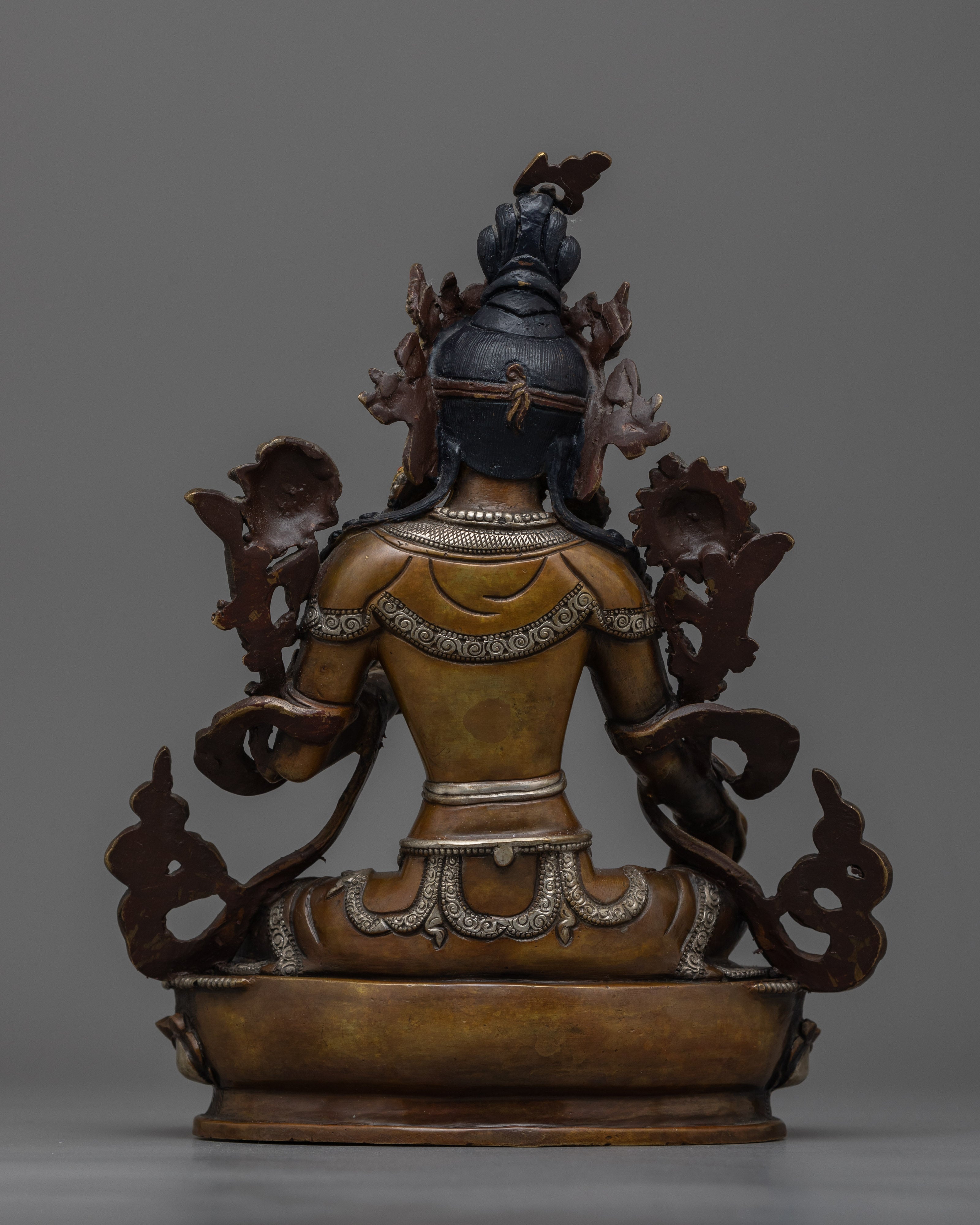 Handcrafted Green Tara Art