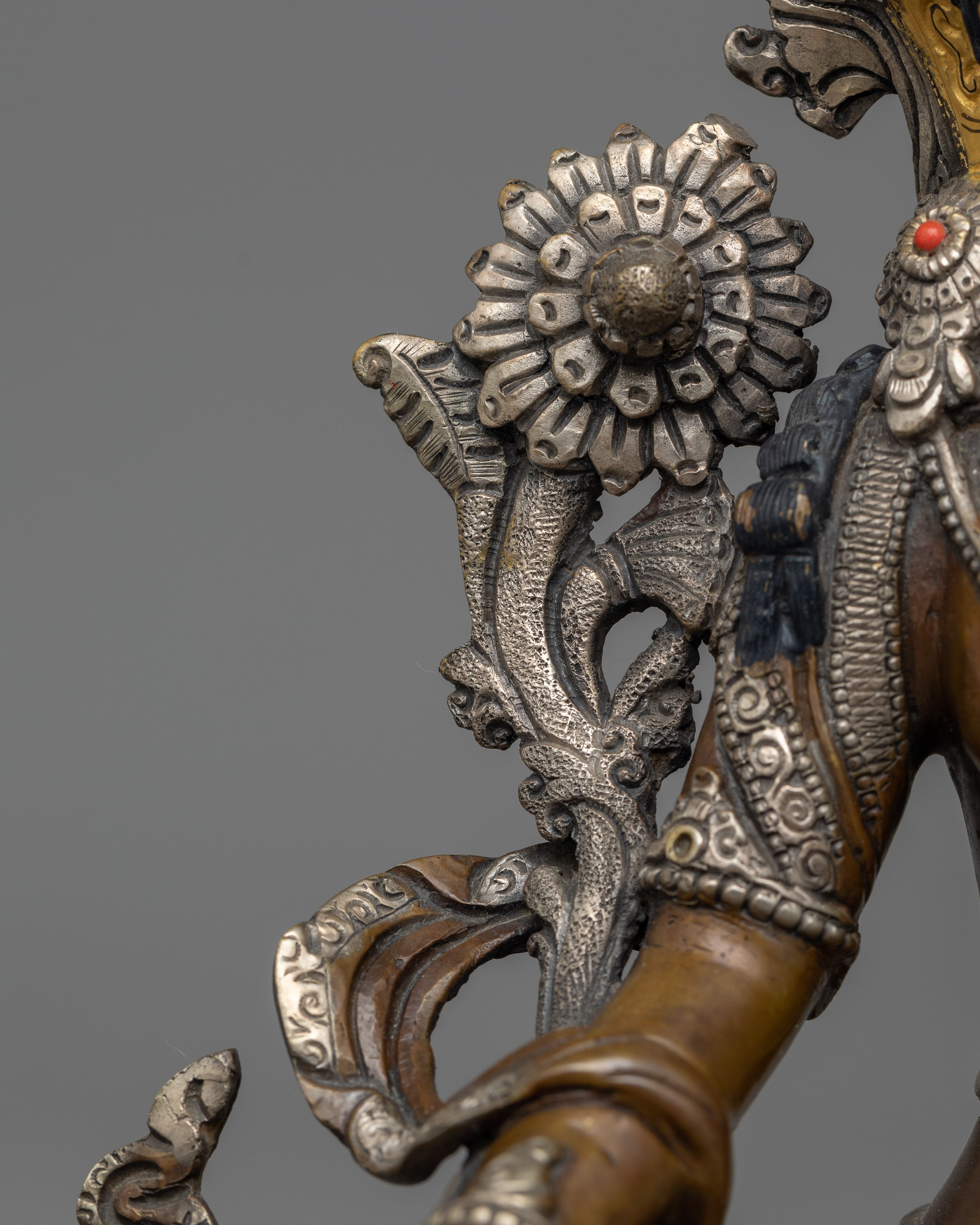 Handcrafted Green Tara Art | Guardian of Compassion and Protection