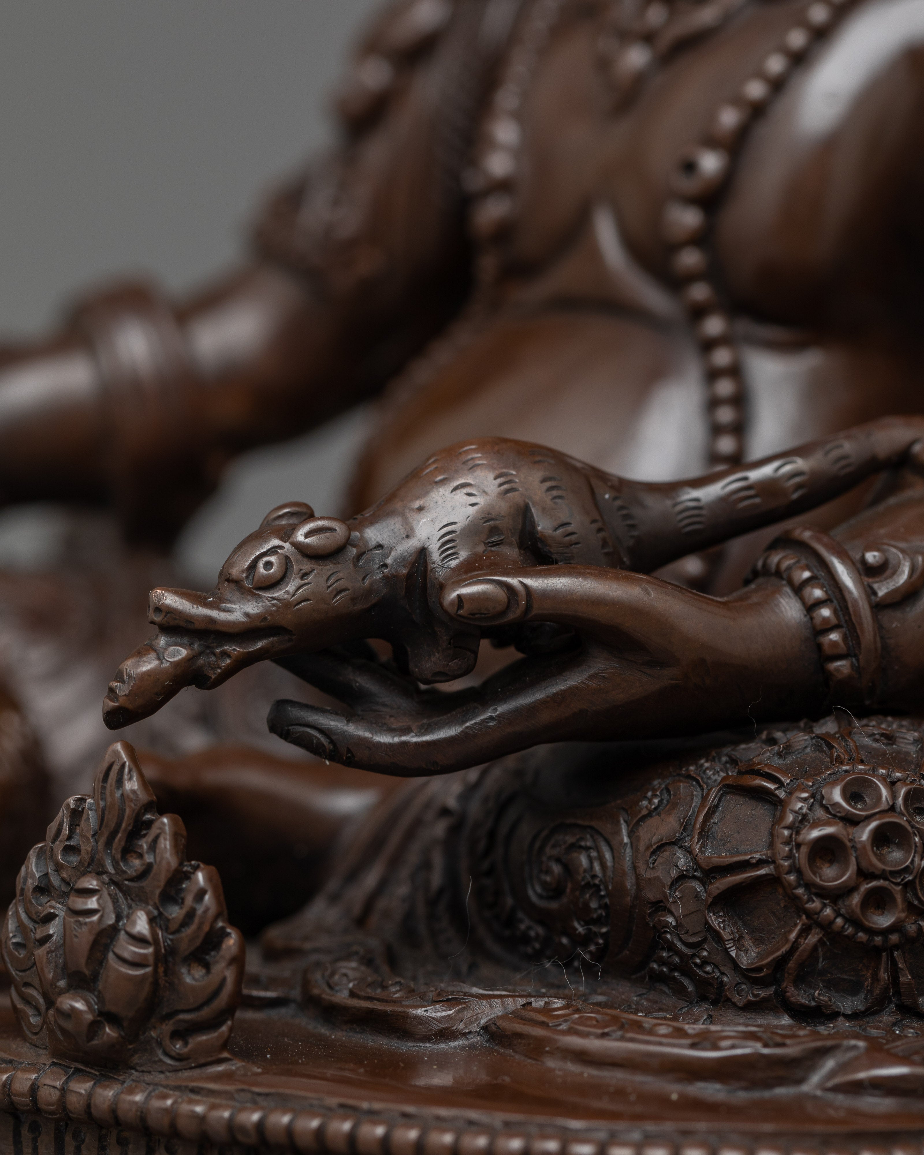 Jewels Buddha Sculpture Dzambhala | Wealth and Prosperity Embodied