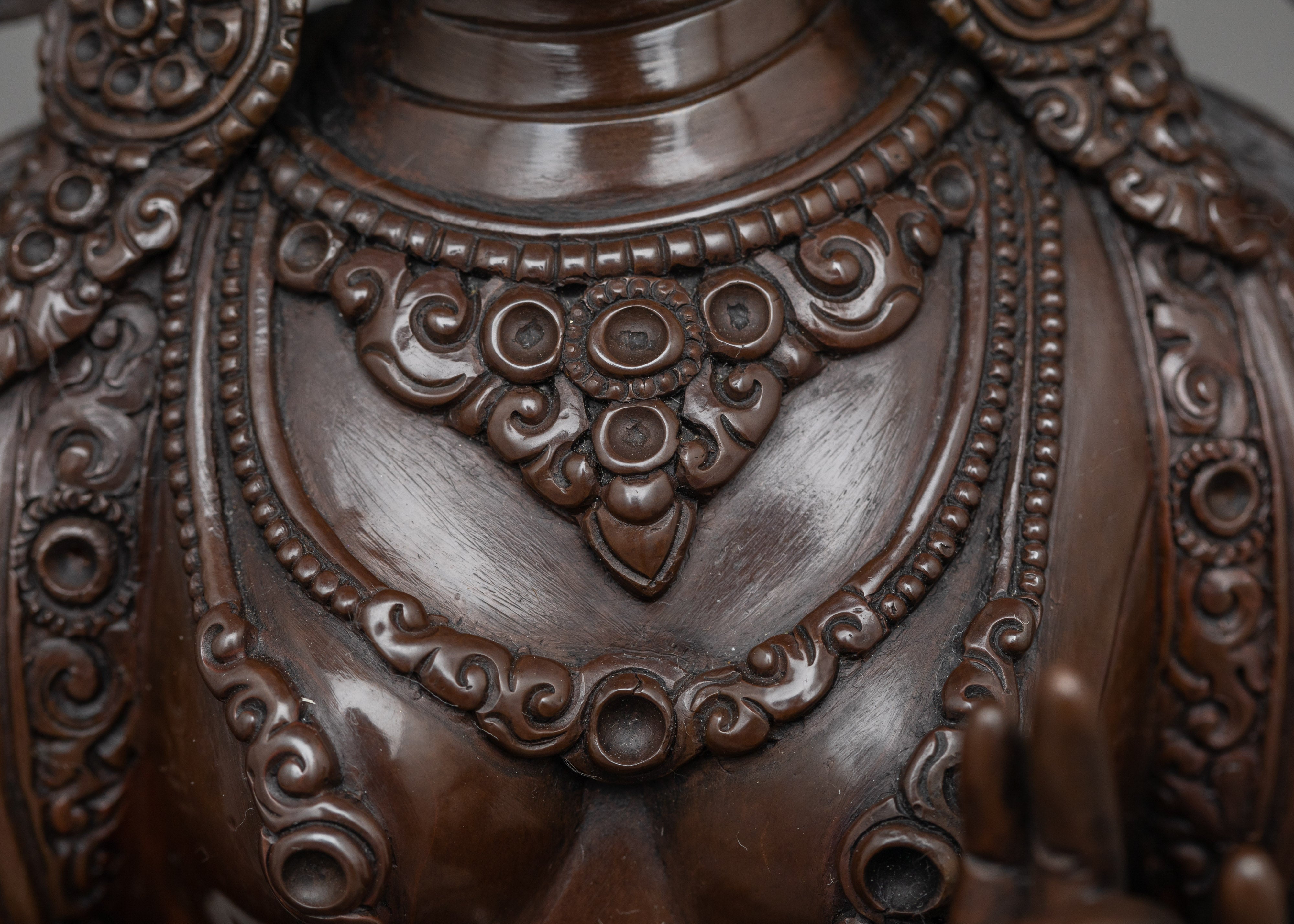 Green Tara Dark Oxidized | Icon of Serenity and Compassion