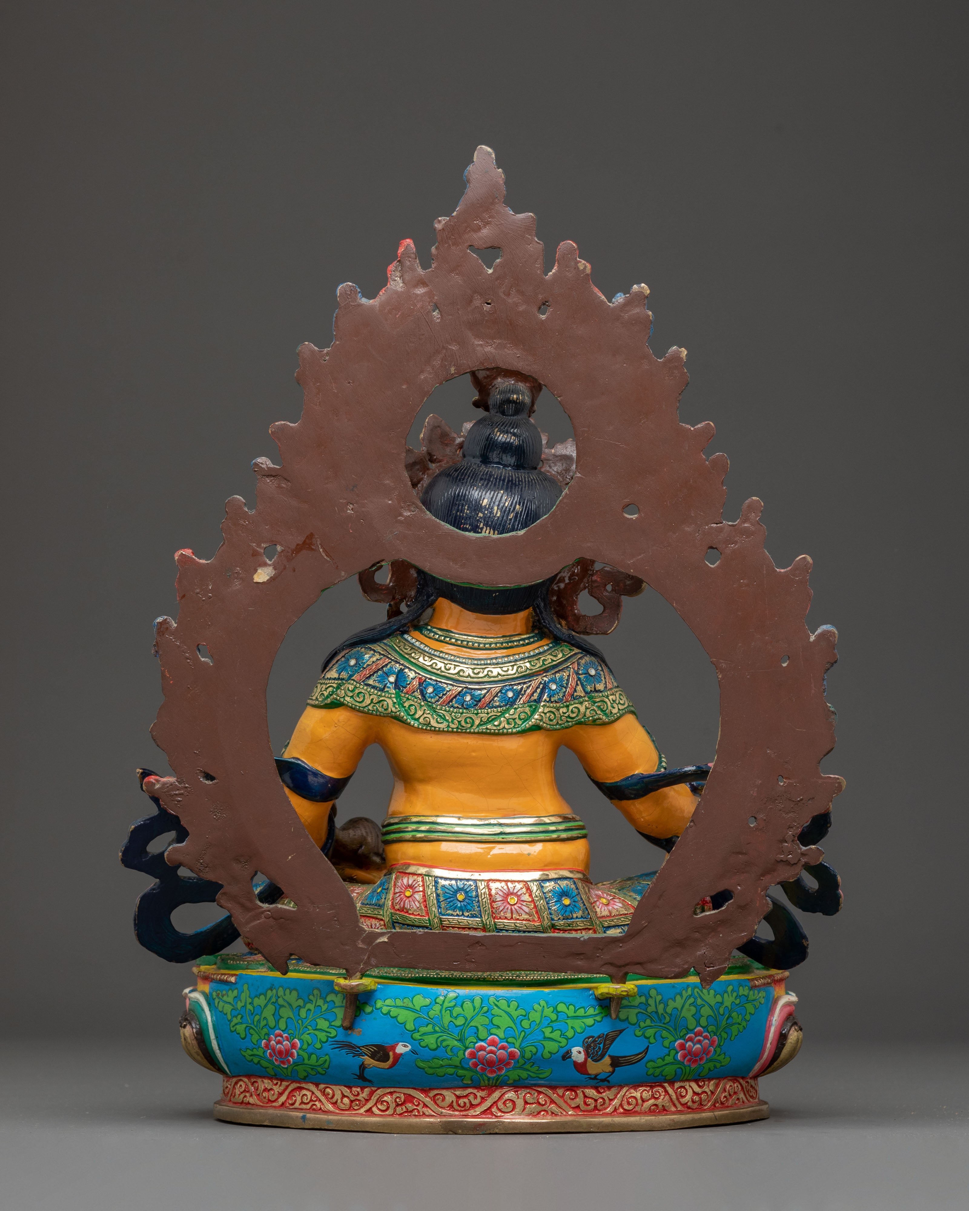 Copper Statue of Wealth Icon Dzambhala | Abundance and Prosperity