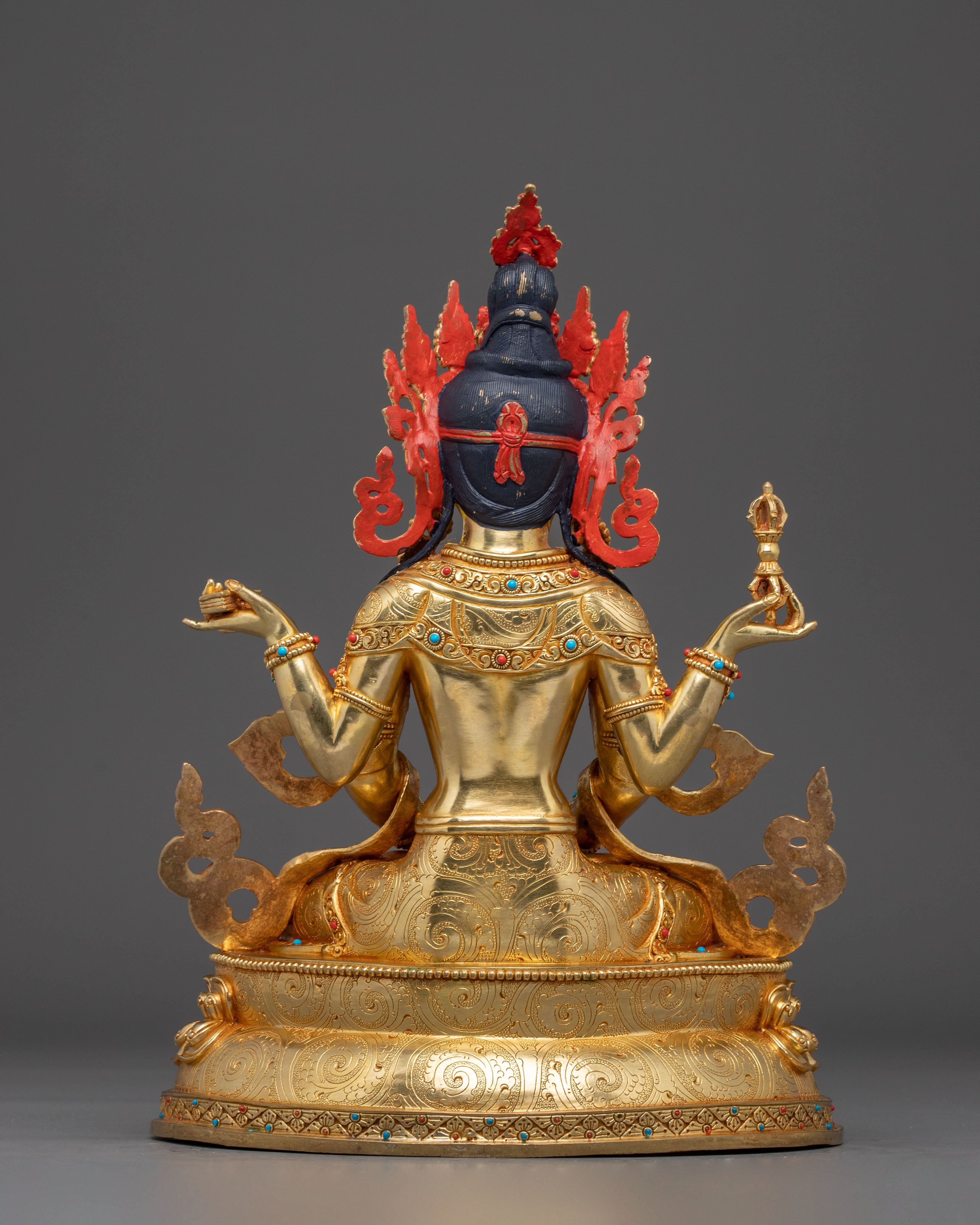 Golden Prajnaparamita Statue: The Wisdom Embodiment