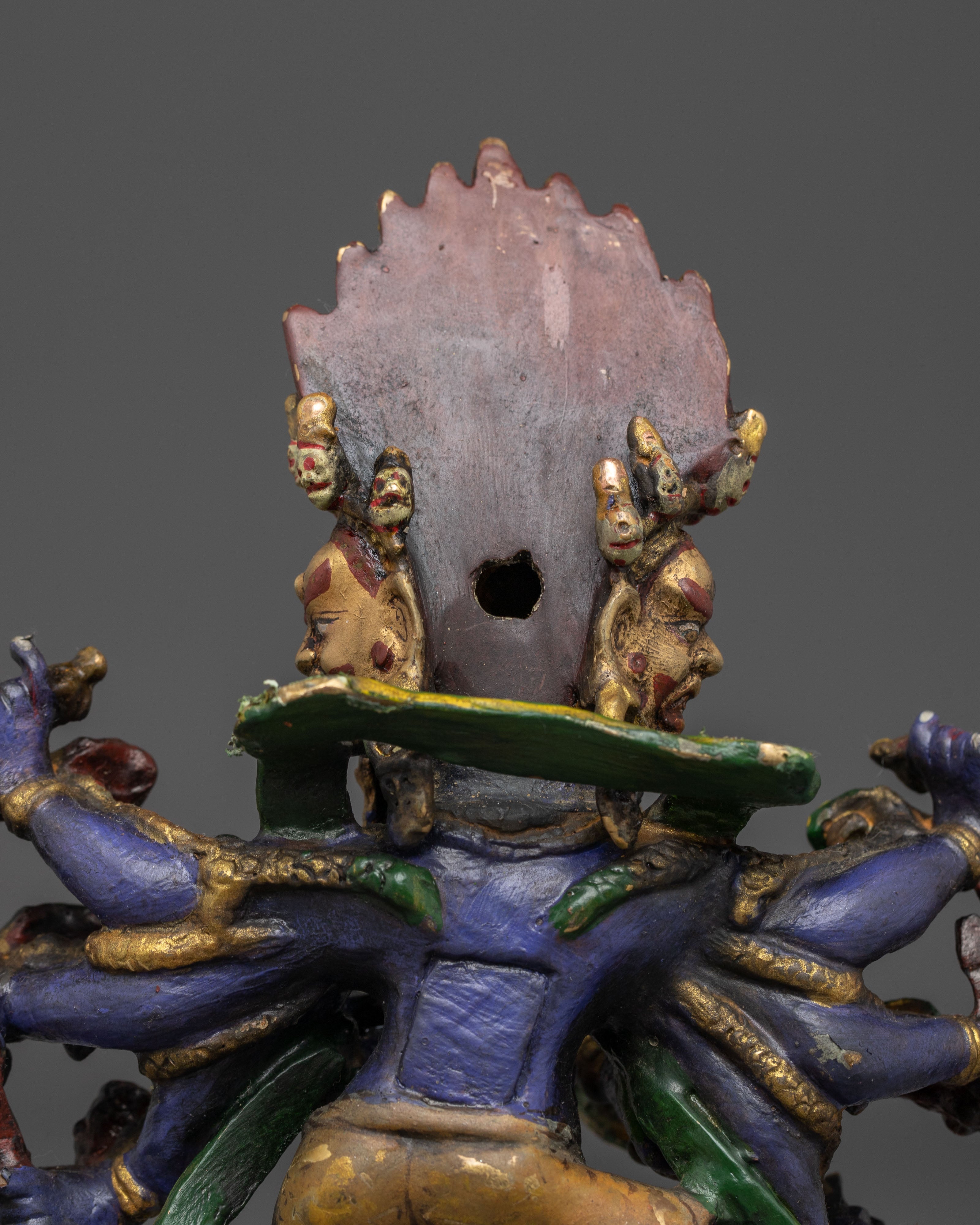 Dharma Protector Deity Uchusma Statue | Wrathful Guardian