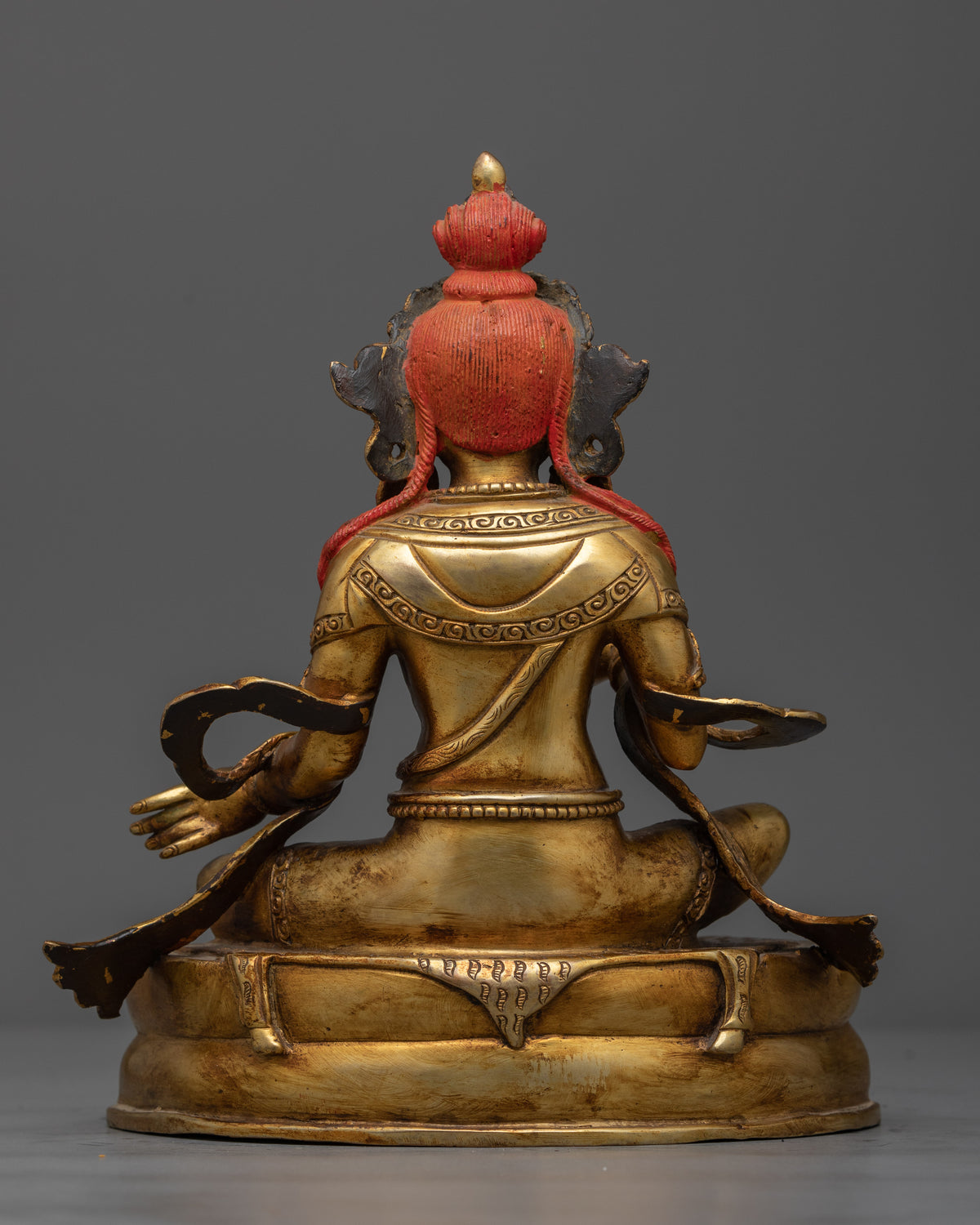 Tilopa Antique Gold-Gilded Statue | A Beacon of Mahamudra Lineage
