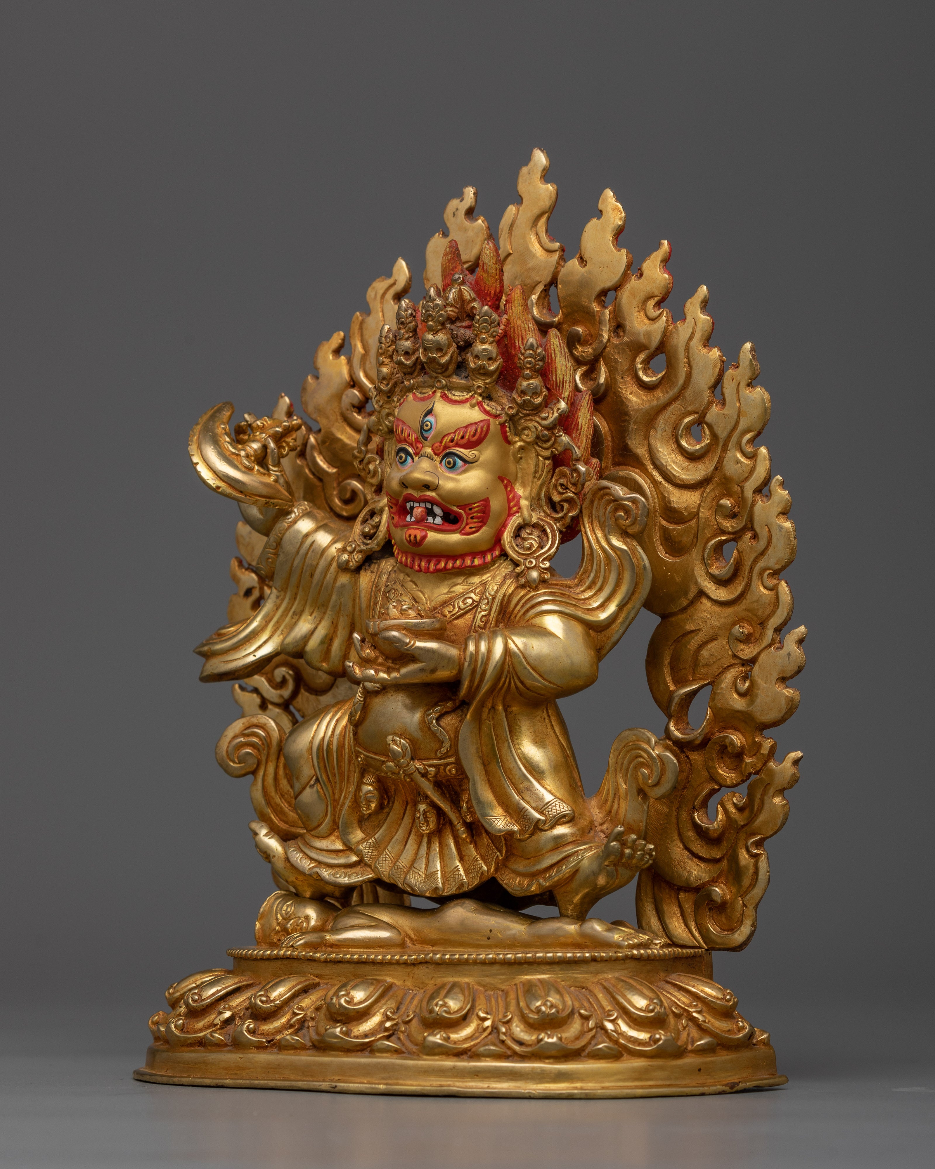 mahakala-bernakchen-22cm-gold-gilded