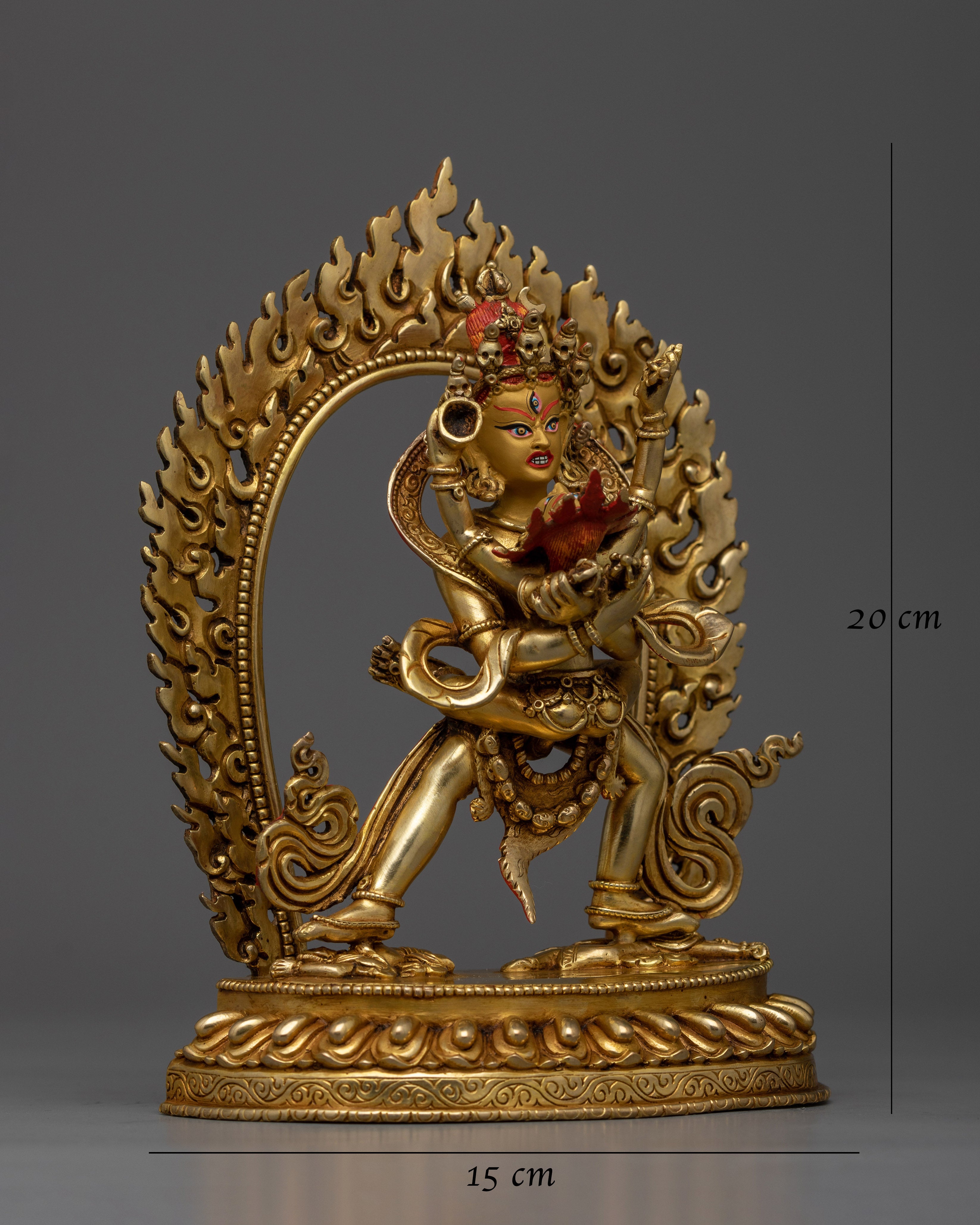 Chakrasambhara with His Consort Statue | Handcrafted Symbol of Unity