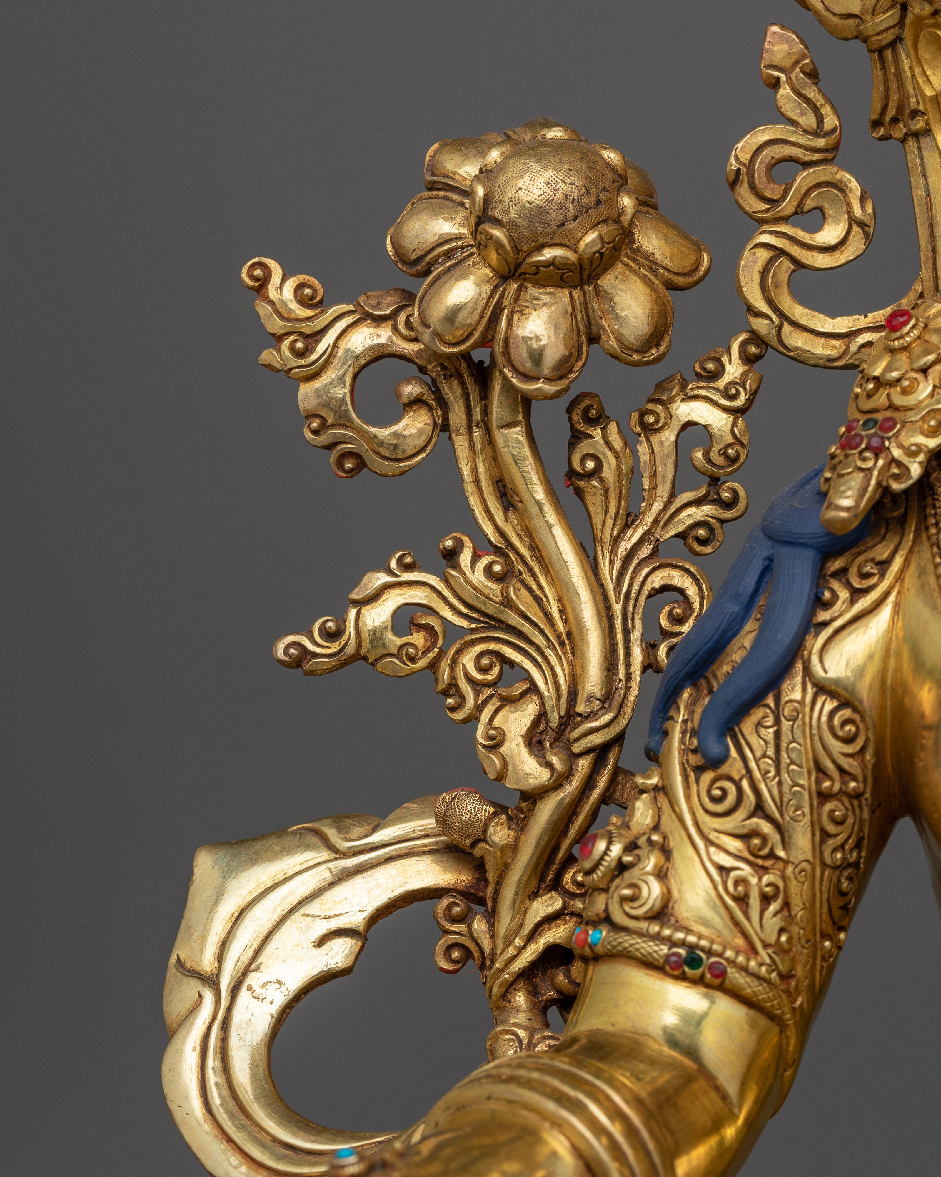 Mother Green Tara Gold-Gilded Statue | A Symbol of Compassionate Protection
