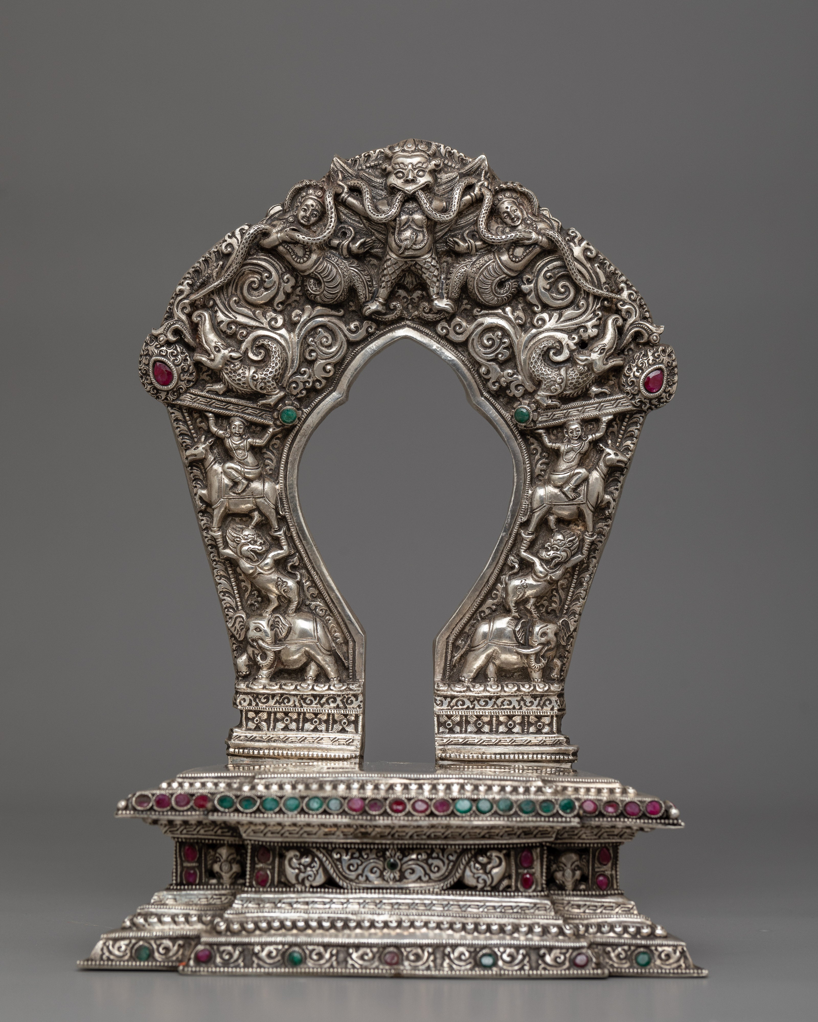 Exquisite Silver-Plated Shakyamuni Buddha Statue | A Masterpiece of Peace and Enlightenment