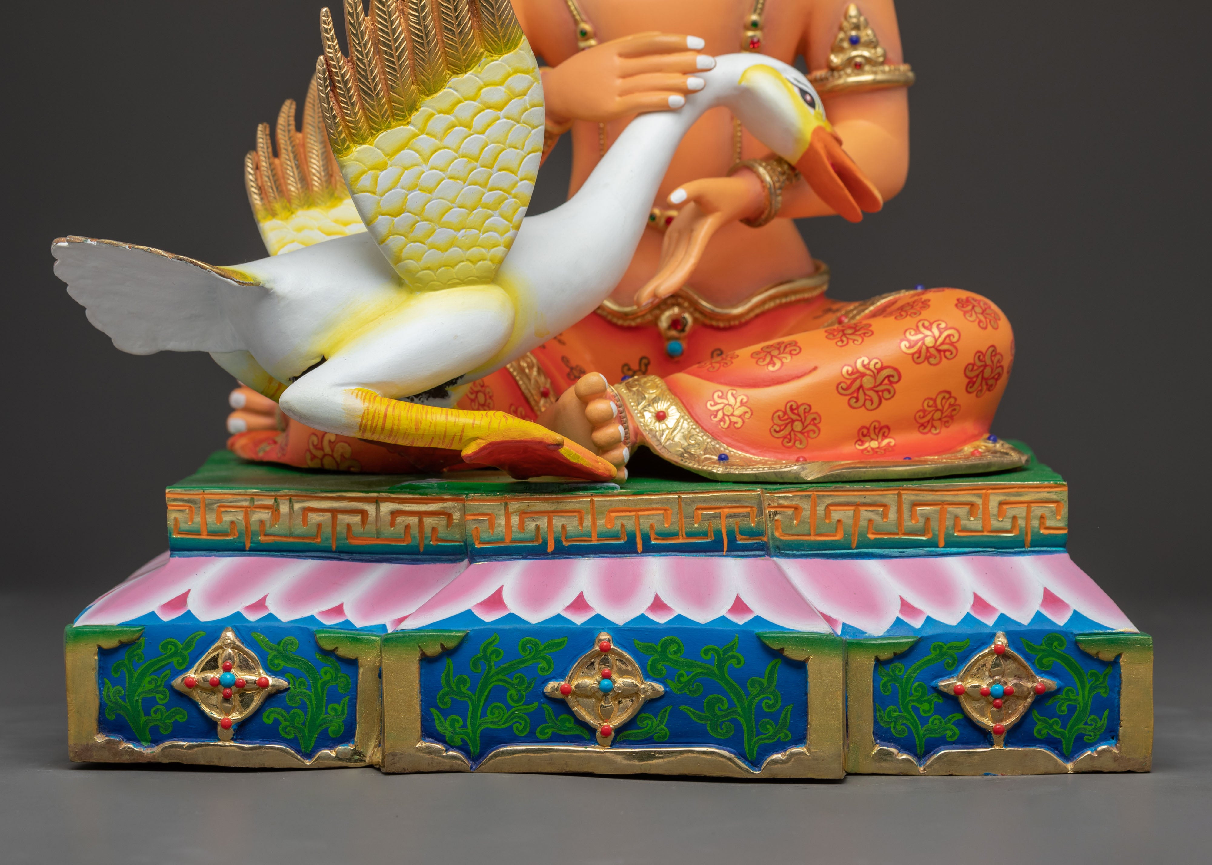 Hand-Carved Siddhartha Gautama Statue: The Enlightened One