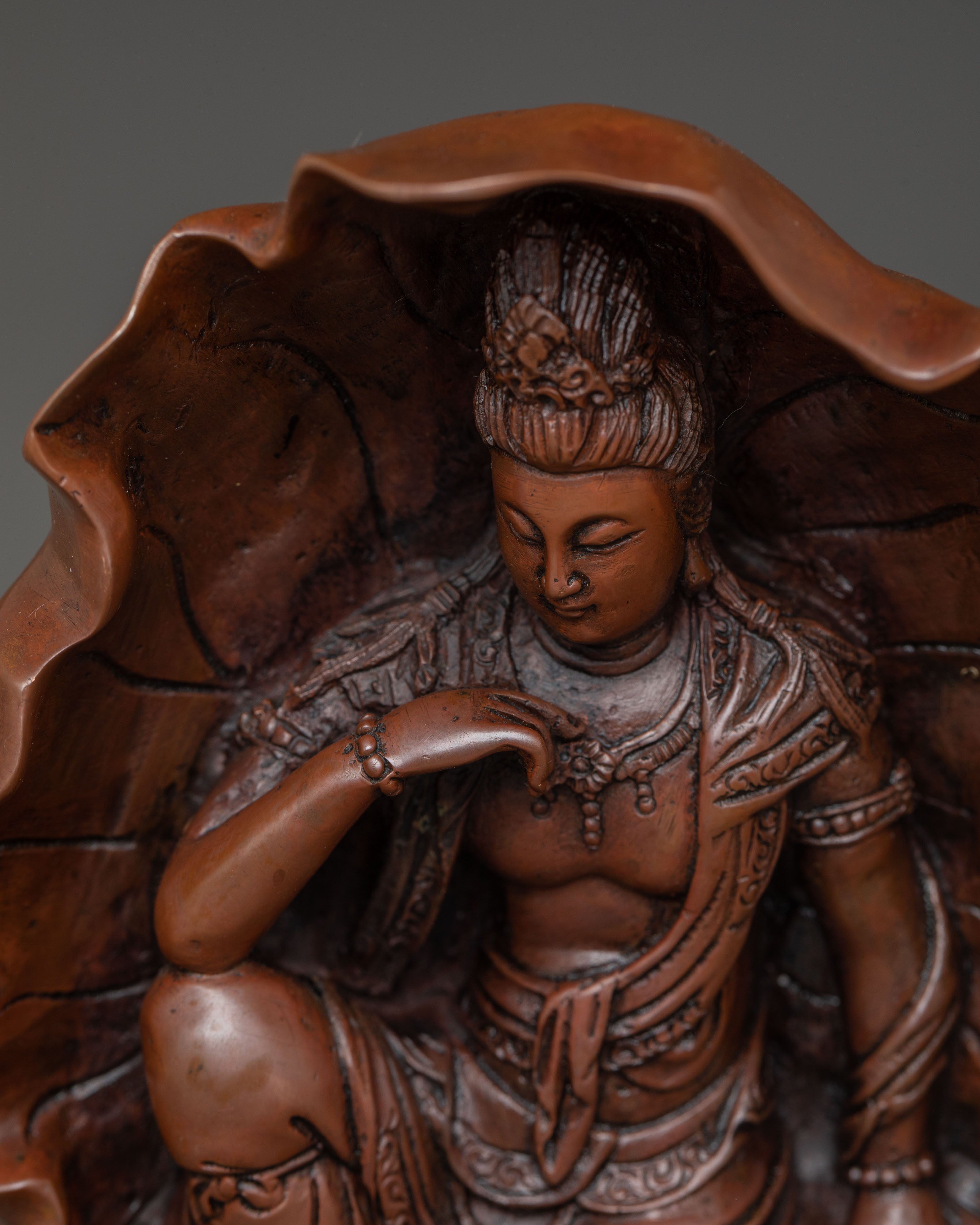 Handcrafted Statue of Lord Gaunyin | Tibetan Sculpture