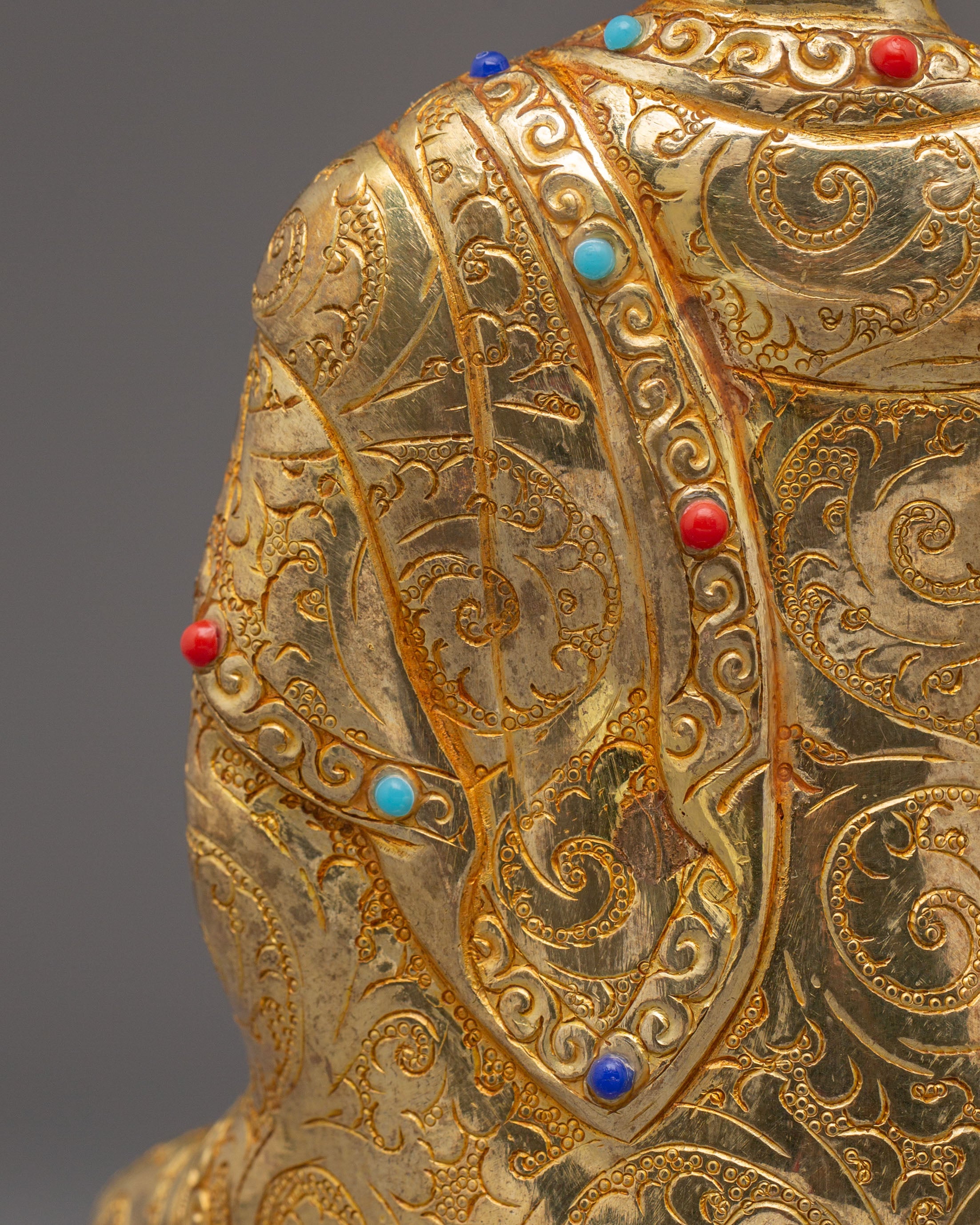 Tibetan Shakyamuni Buddha Figurine, Teacher of Dharma