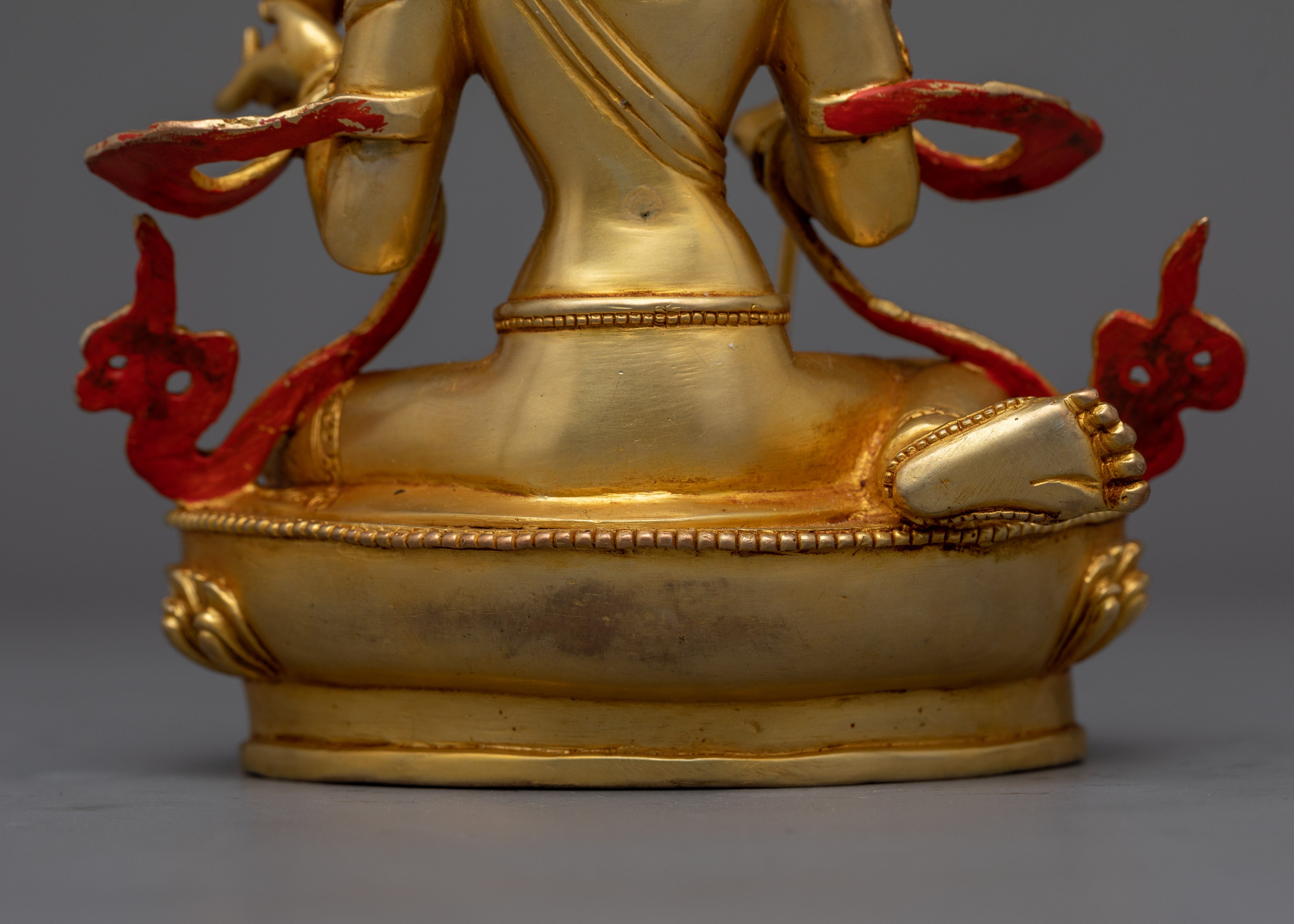 Mandarava 24K Gold-Gilded Statue | A Symbol of Devotion and Enlightenment