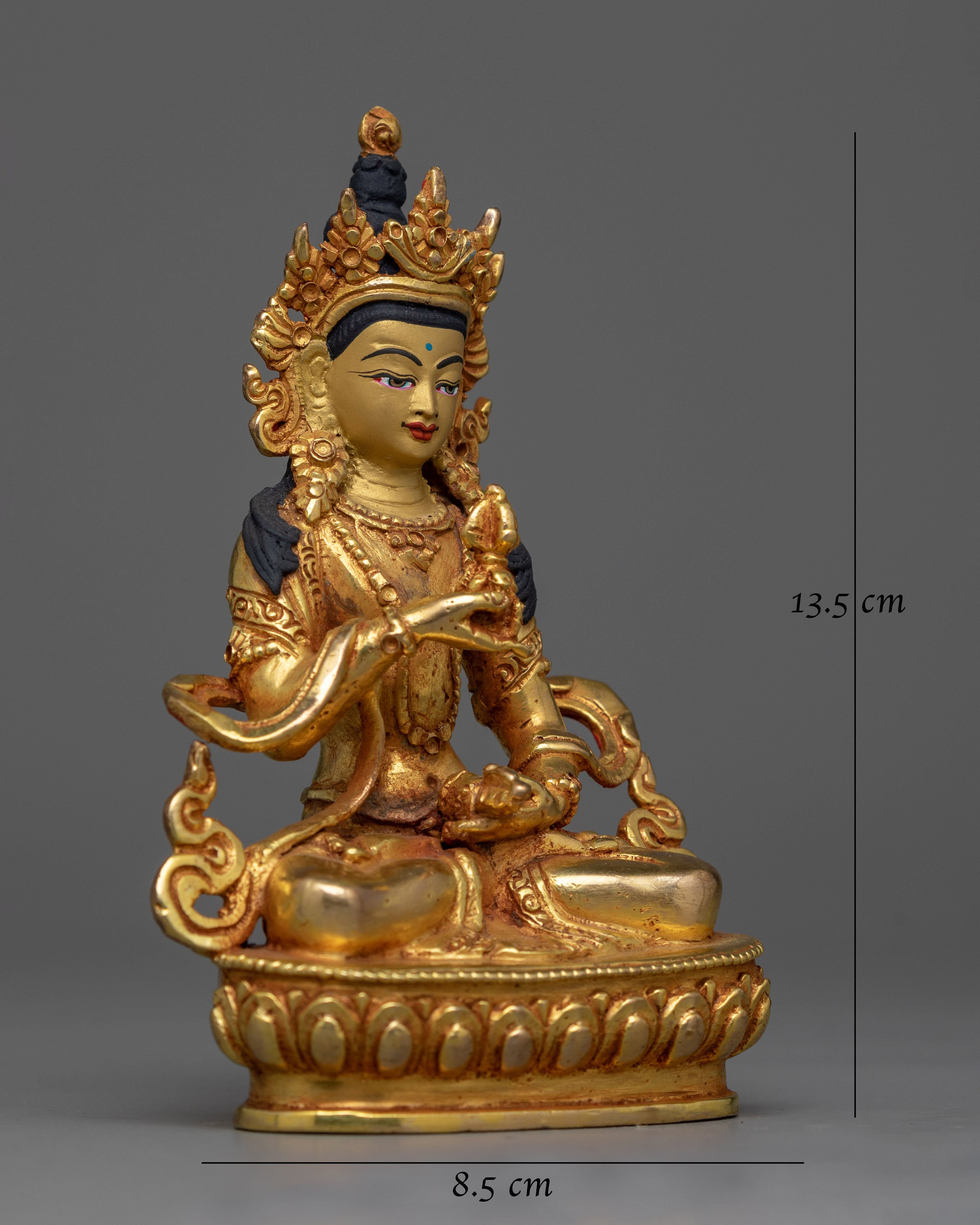 Vajrasattva Gold-Gilded Copper Statue | A Symbol of Purification and Enlightenment