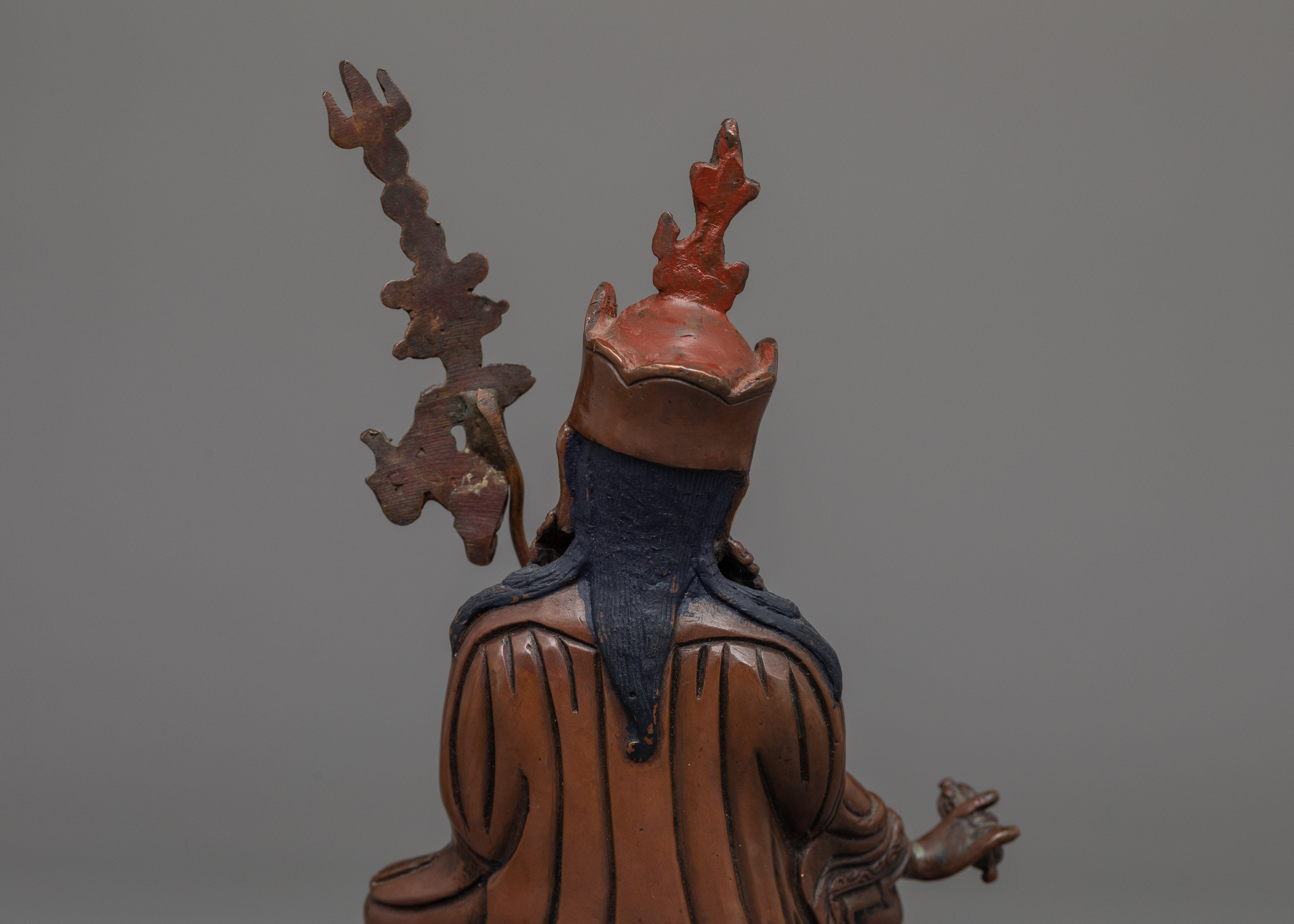 Guru Rinpoche Small Oxidized Statue | Beacon of Vajrayana Enlightenment