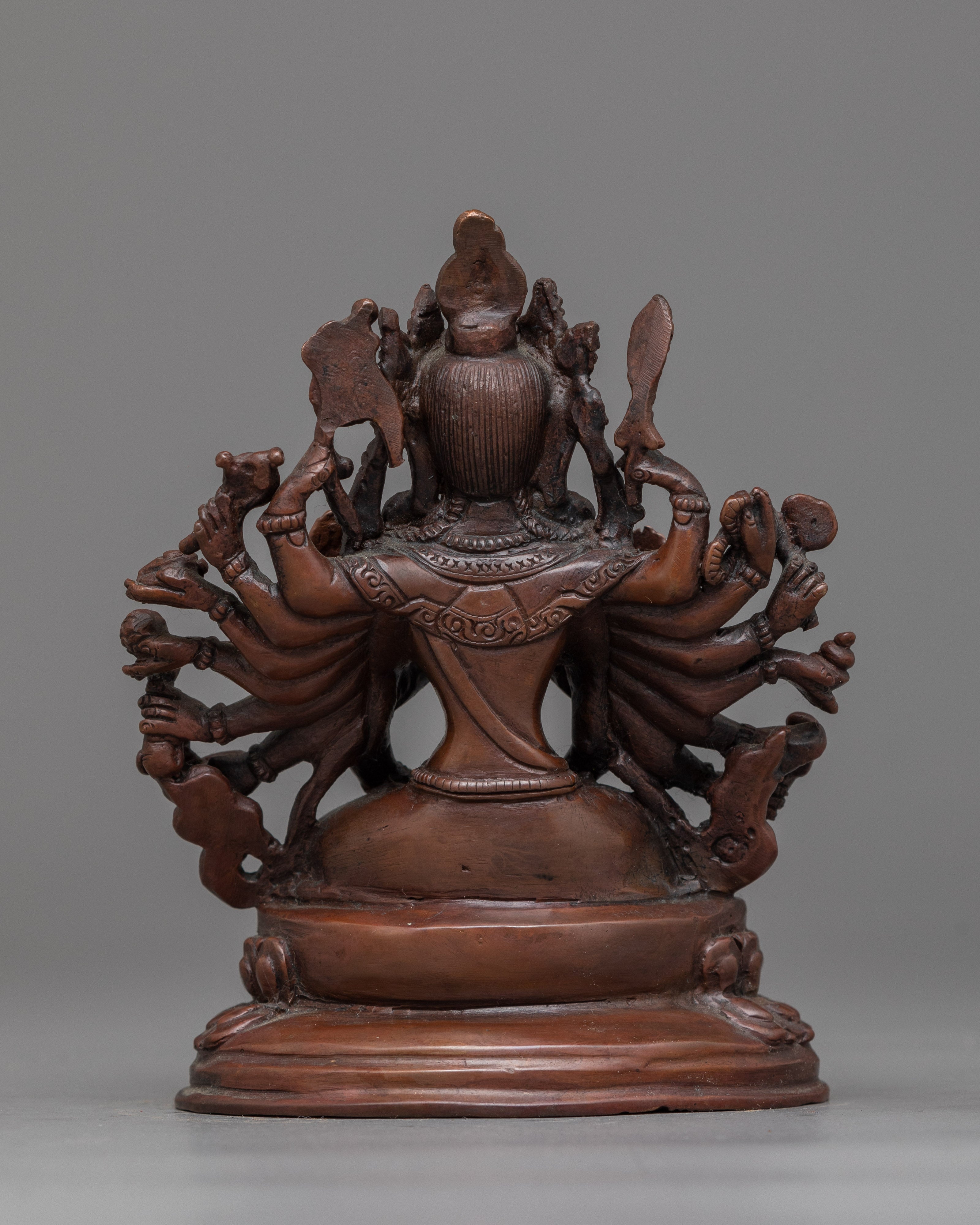 Goddess Cundi Oxidized Statue | Symbol of Compassionate Wisdom