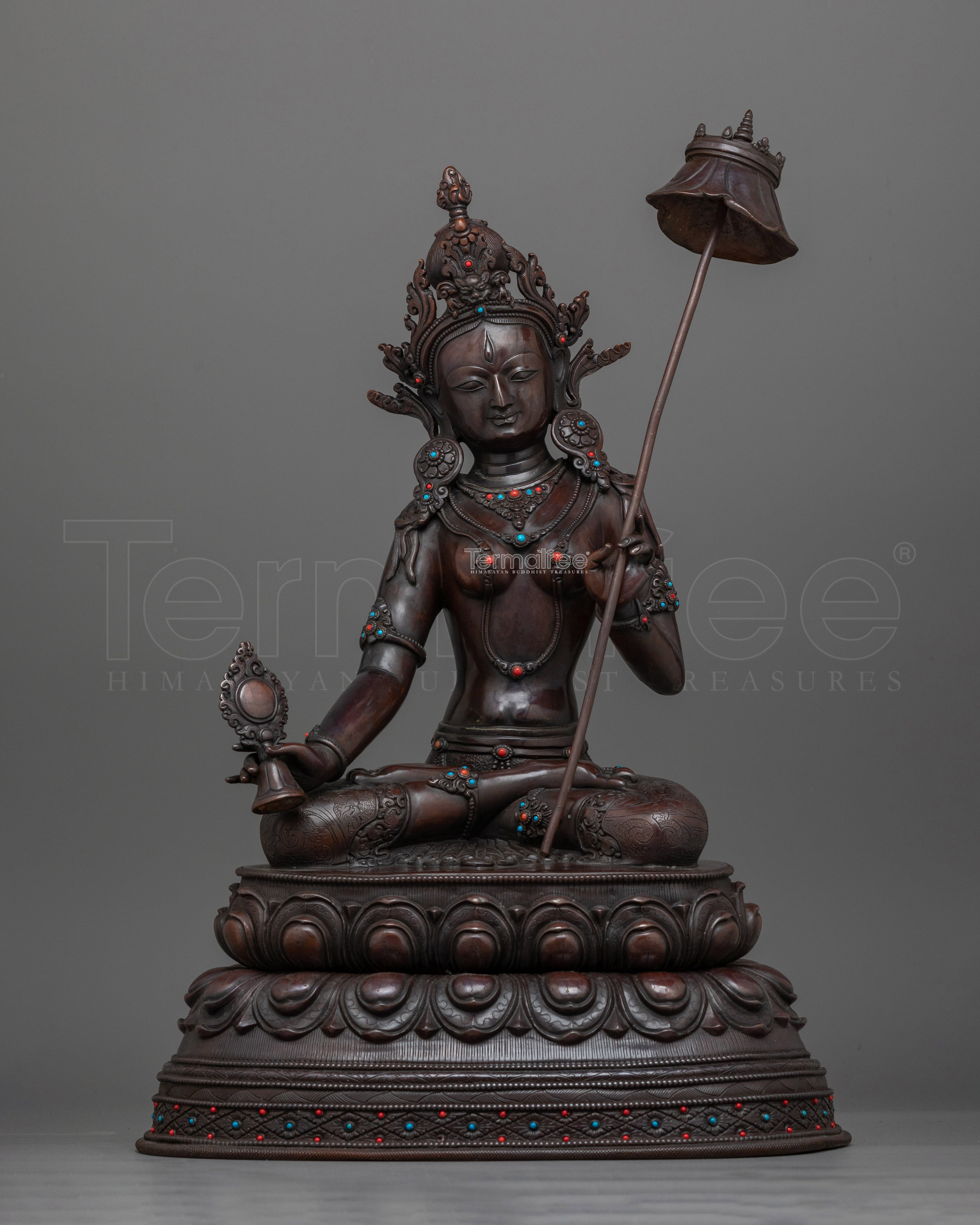 Dukar Beautiful Darken Oxidized Statue | A Symbol of Protection and Serenity