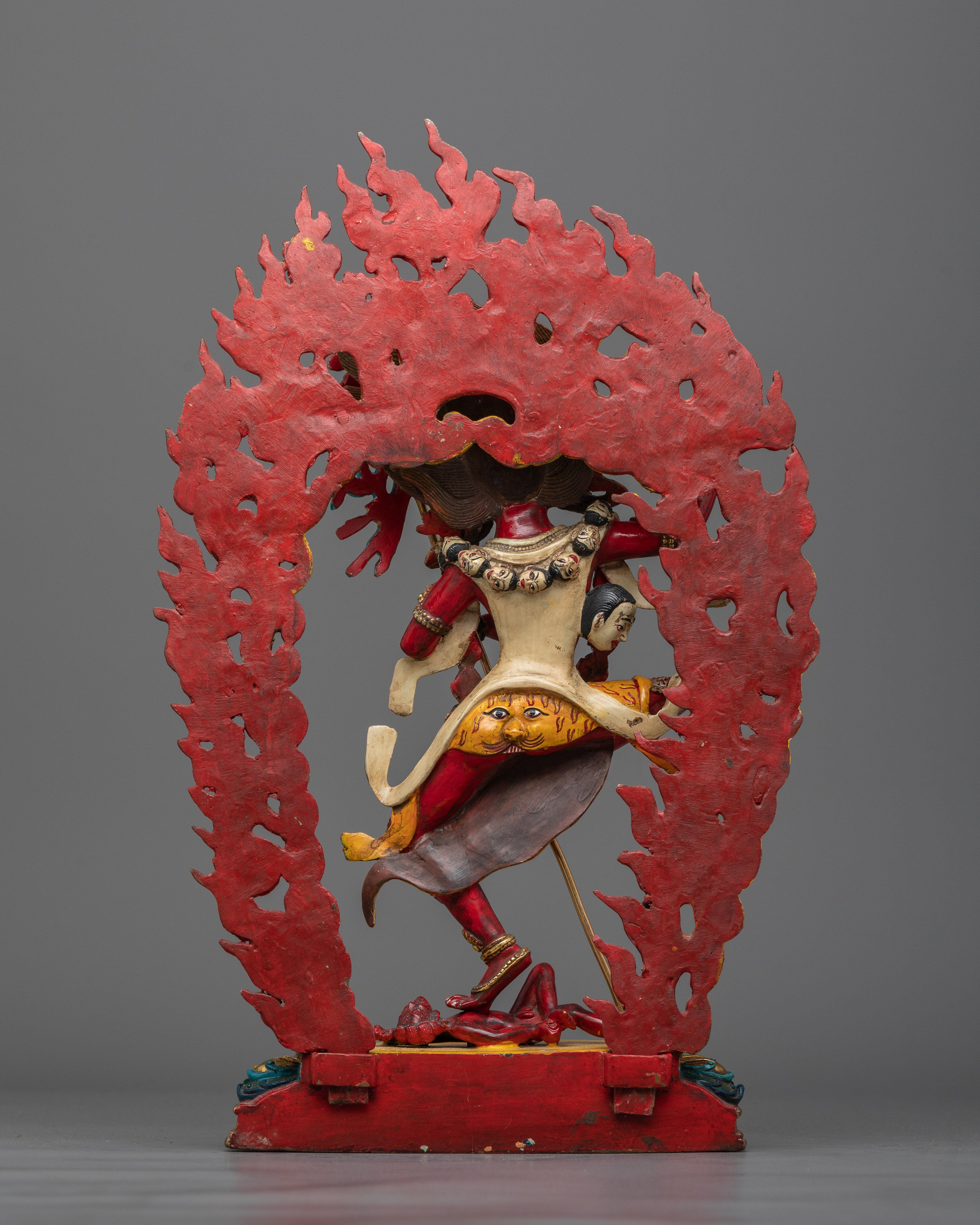 Dorje Phagmo Red Colored Statue | Embodiment of Feminine Wisdom and Power
