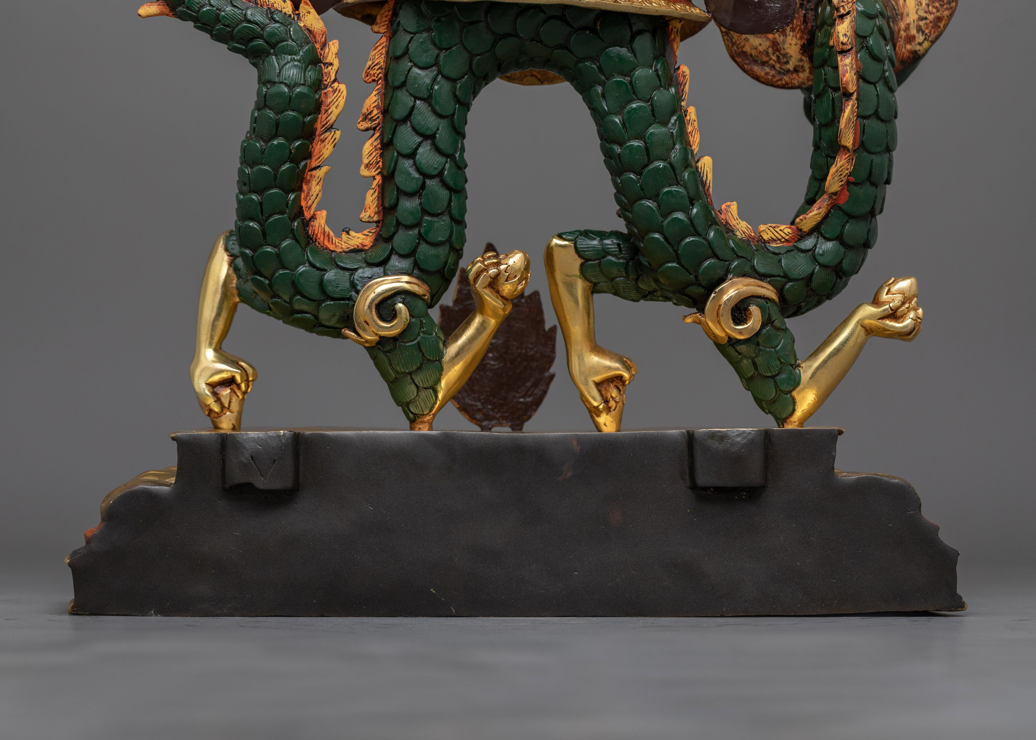 White Dzambhala Colored Sculpture | Embodiment of Wealth and Compassion