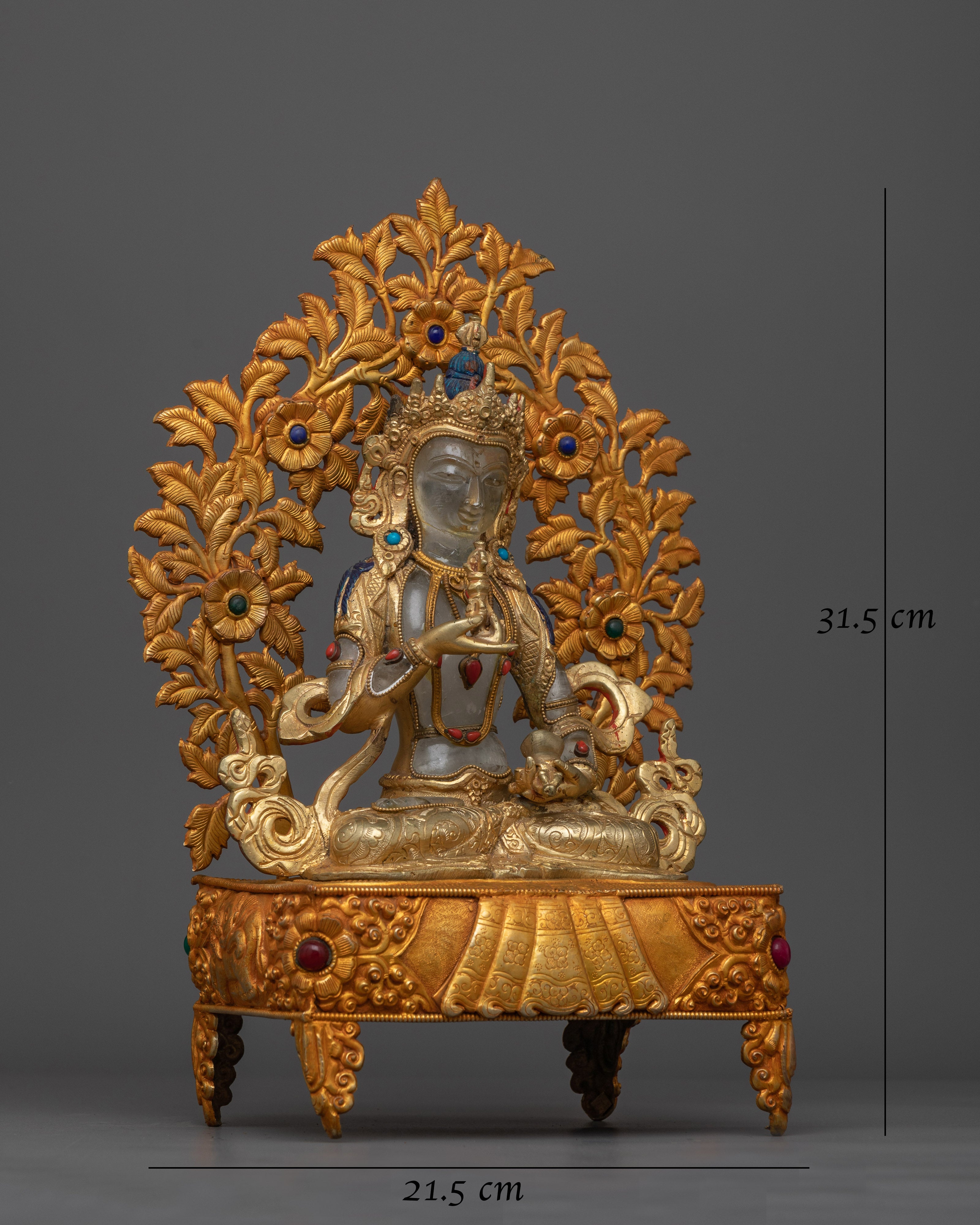 Vajrasattva Crystal Body Statue | Purity and Renewal Manifested