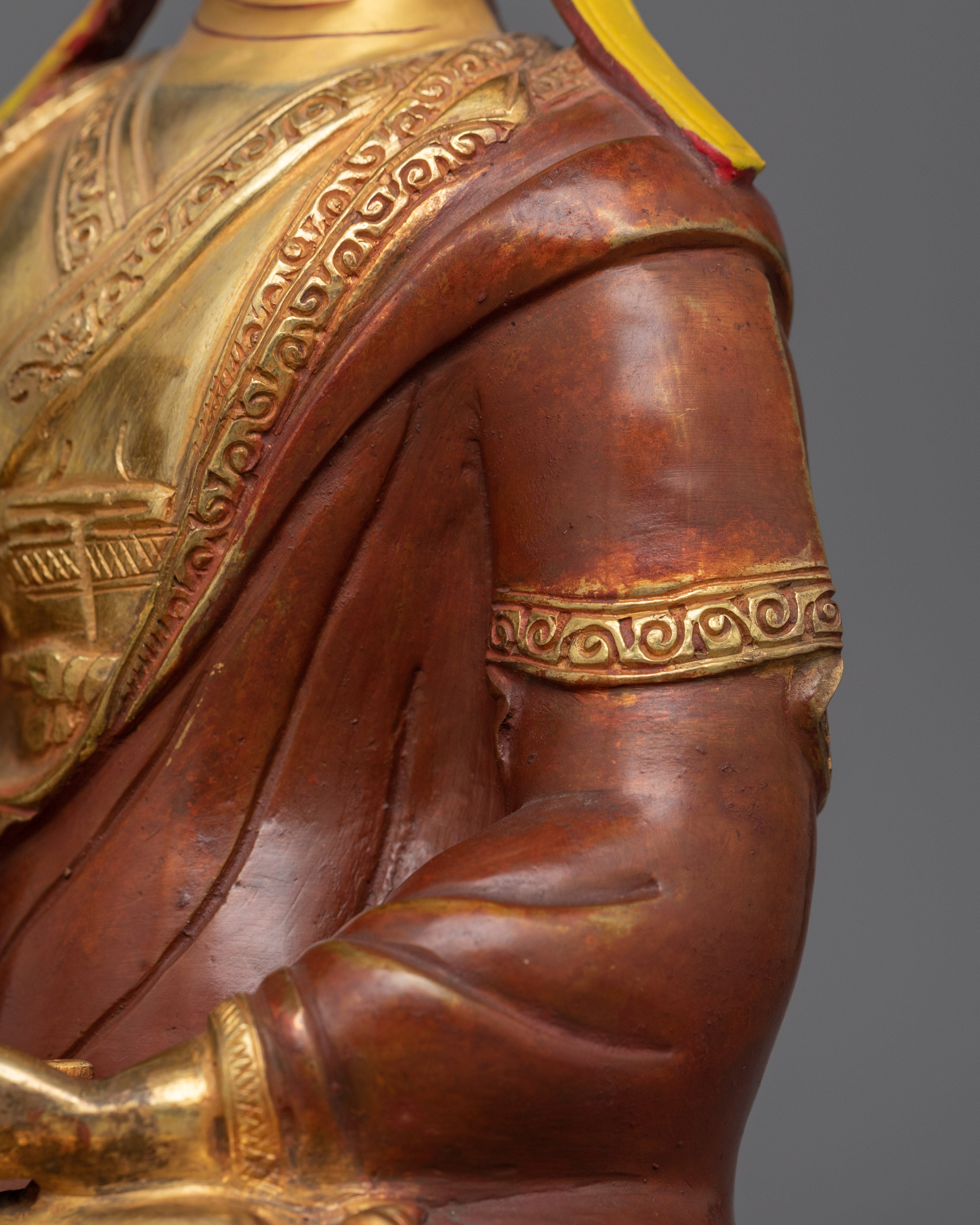 Tsongkhapa and His Disciples Statue Set | Pillars of Gelug Teachings