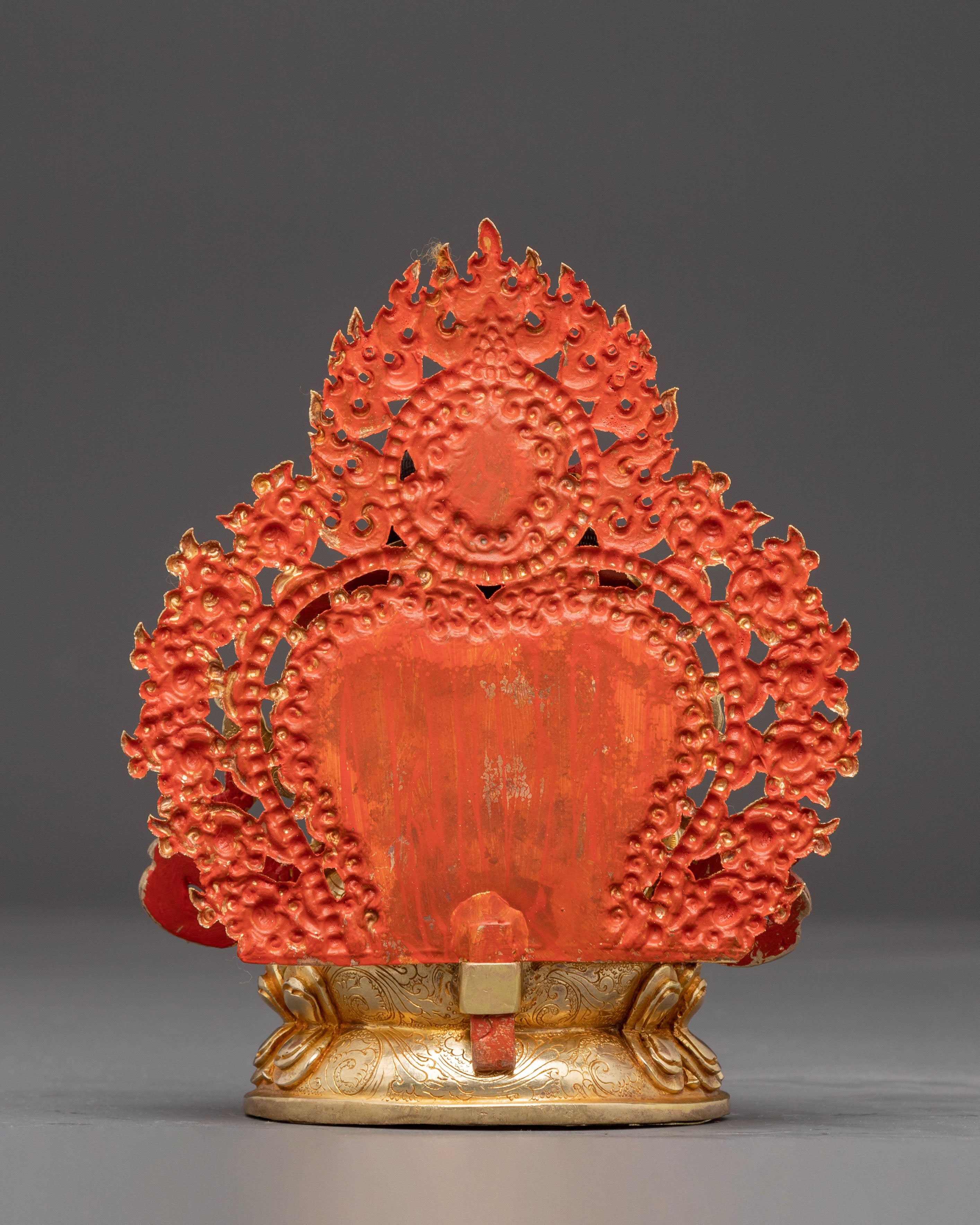 Golden Statue of Shanglon Dorje Dudul | Special Protector of the Tibetan Medical Tradition