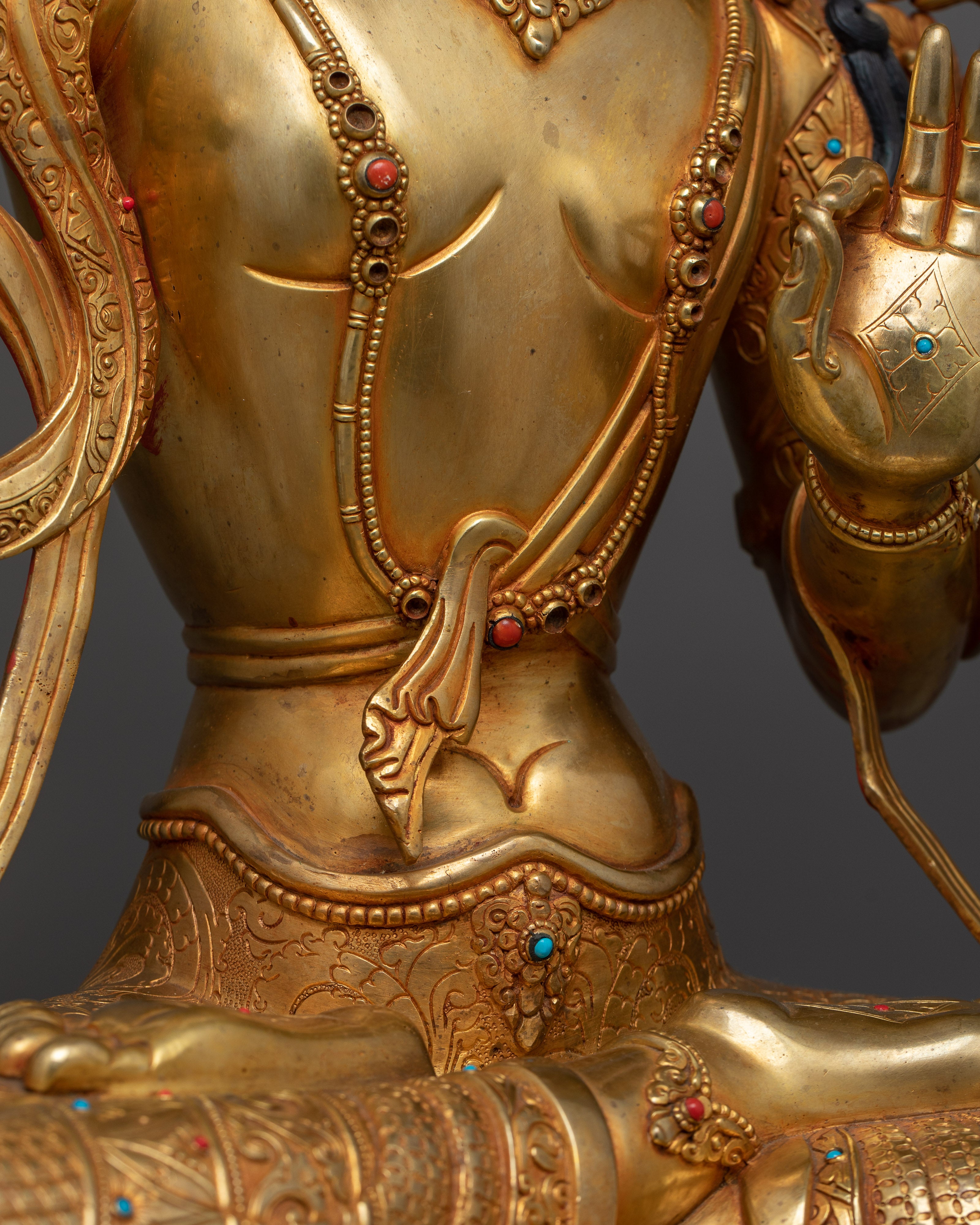 Insight-Wisdom Deity Manjushri 66cm Statue | Beacon of Enlightened Knowledge