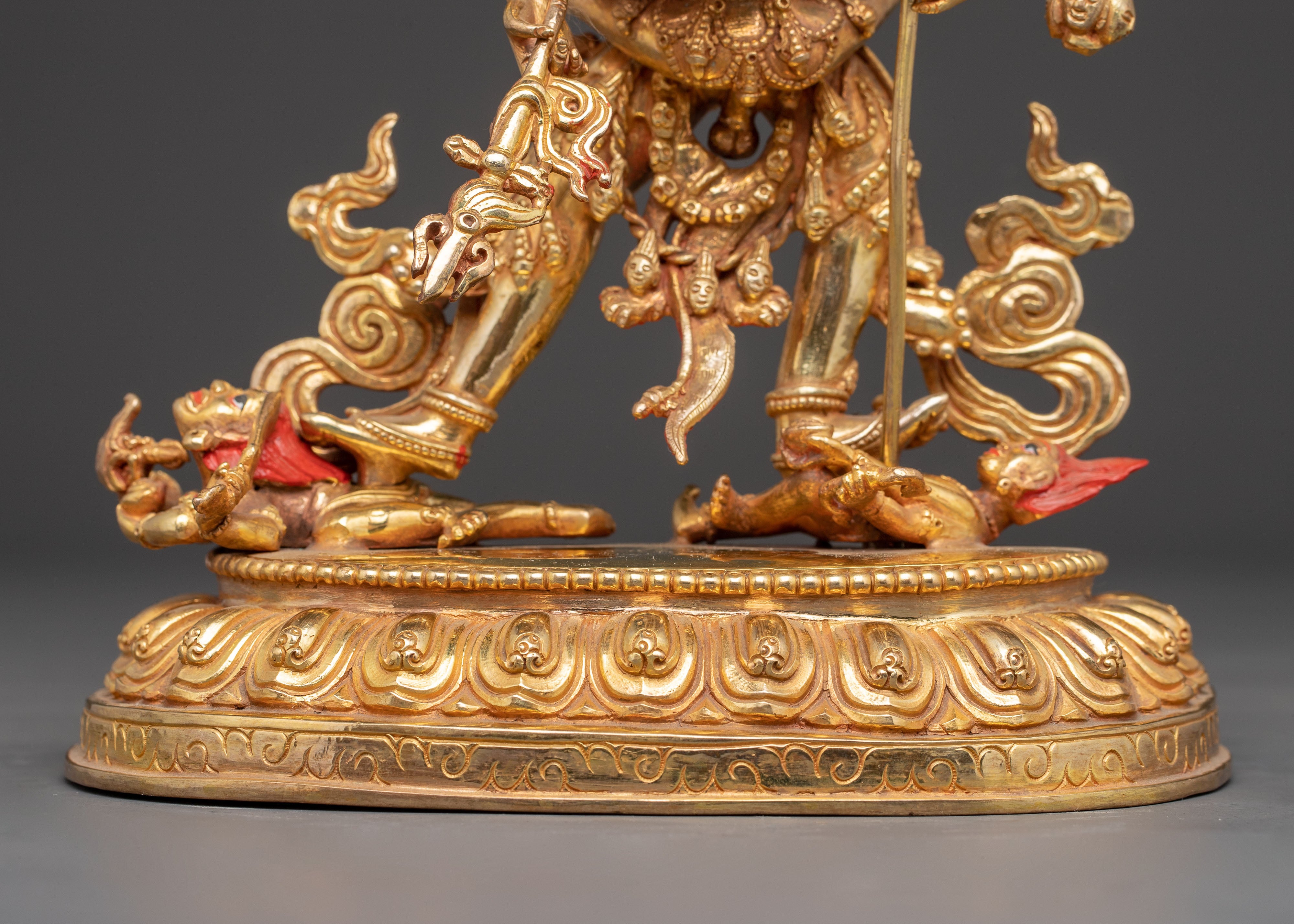 Chakrasambhara Tantric Deity Sculpture | Ritual Practice and Sacred Altar