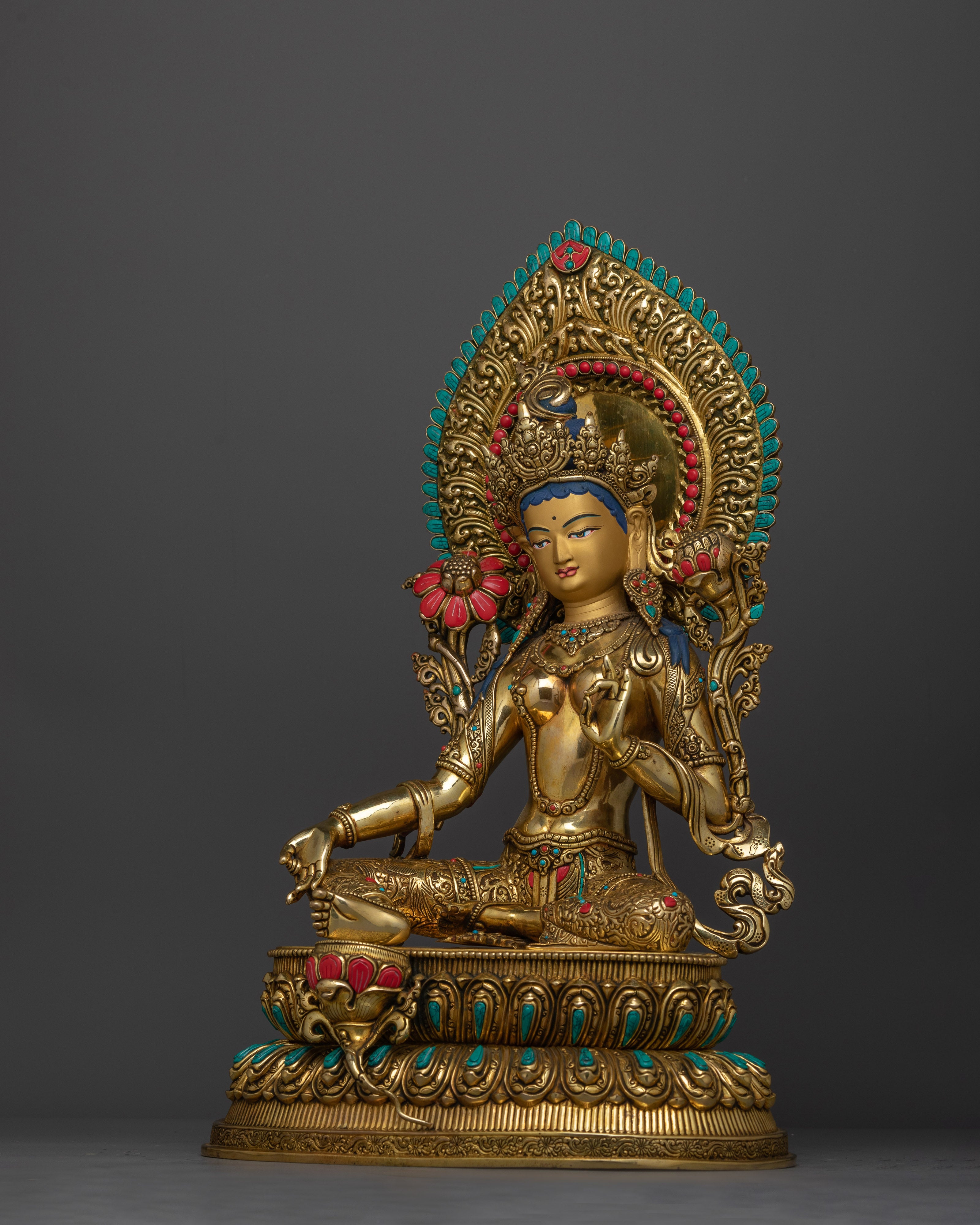 green-tara-beautifully-decorated-with-gemstone