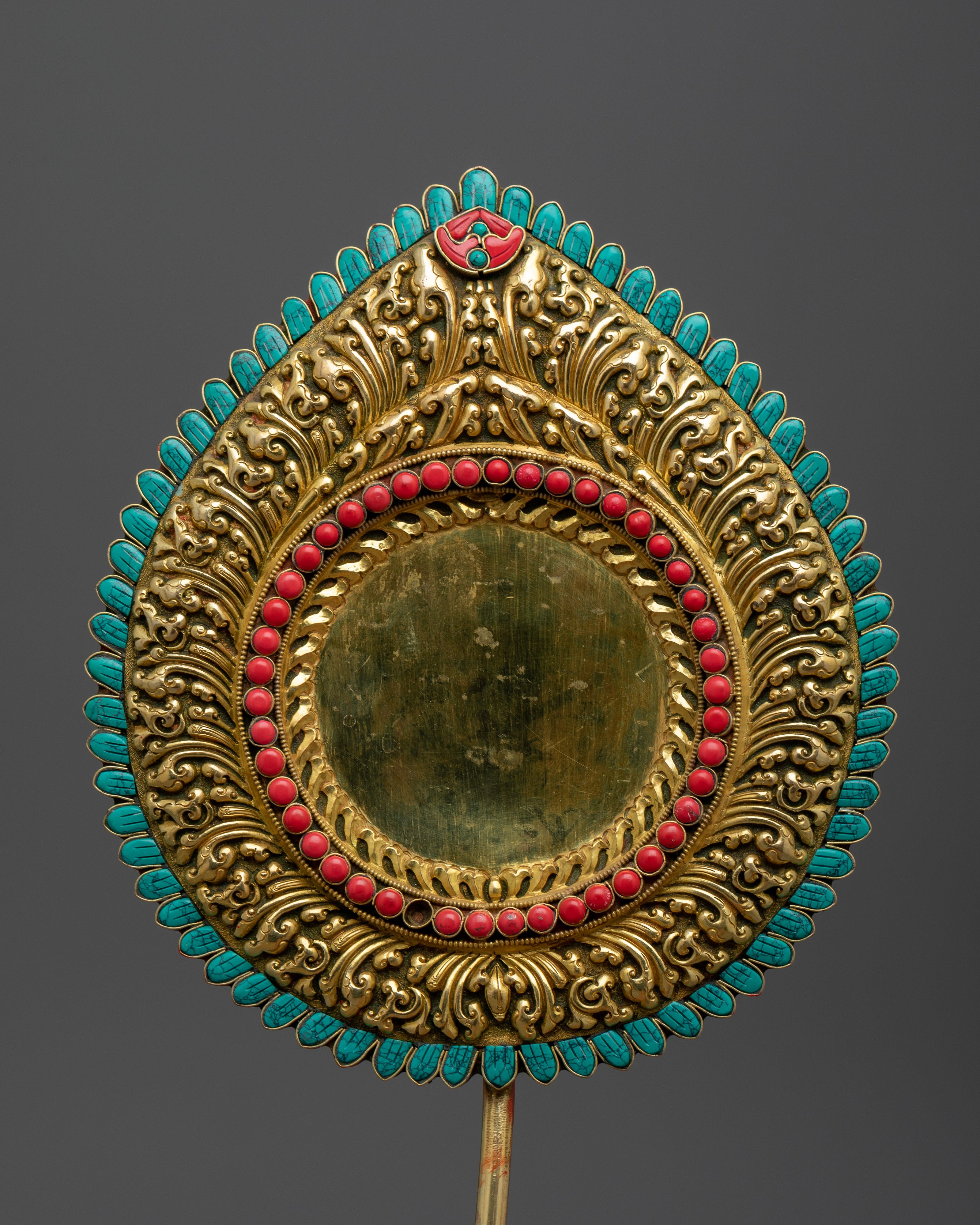 Green Tara Statue Decorated with Gemstones | A Masterpiece of Spiritual Art