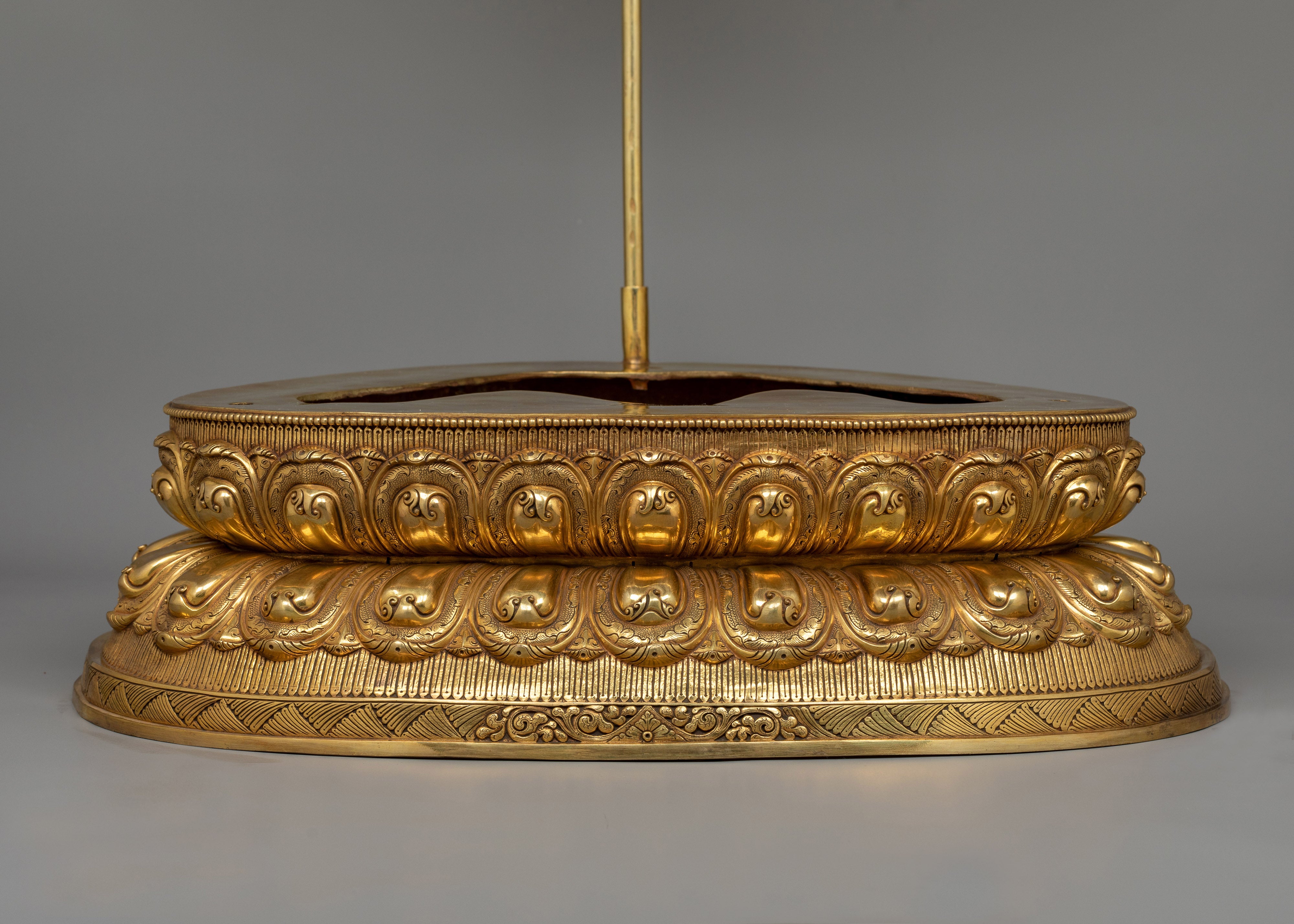 Historic Shakyamuni Buddha Gold Gilded Statue | Symbol of Peace and Wisdom