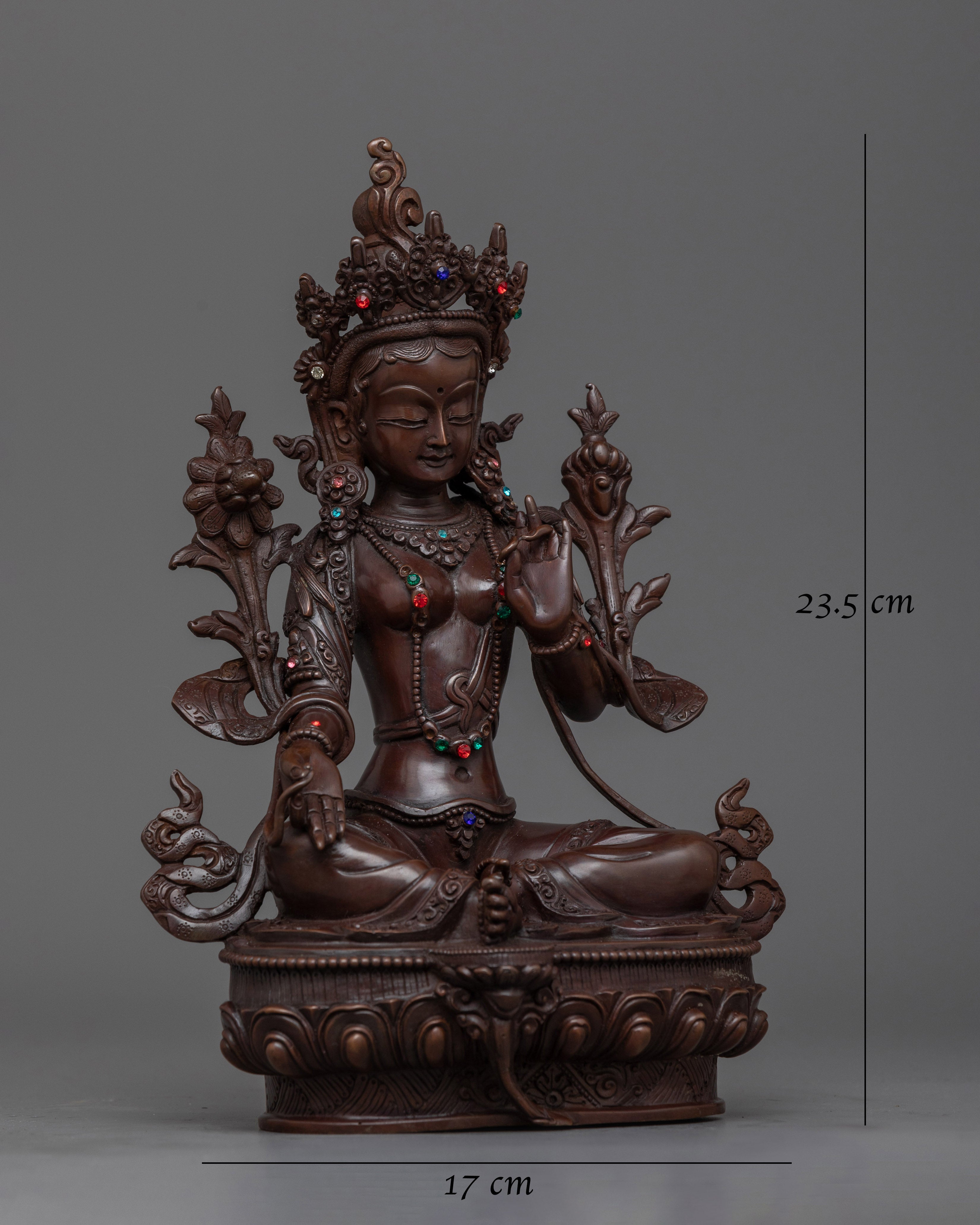 Green Tara a Beautiful Handcrafted Statue | Symbol of Compassion