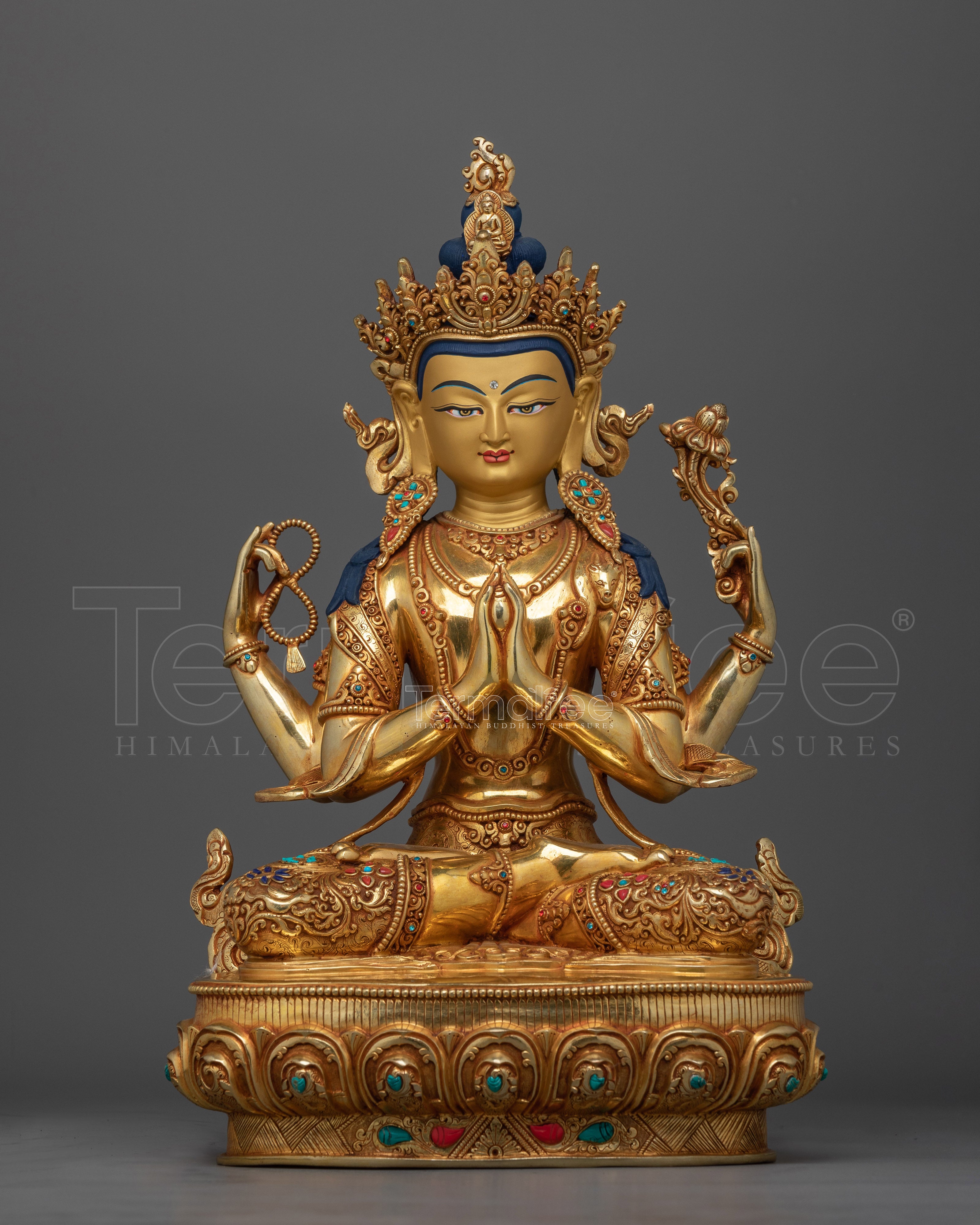 Chenrezig a Serene Kindness Deity Statue | Handcrafted Symbol of Compassion