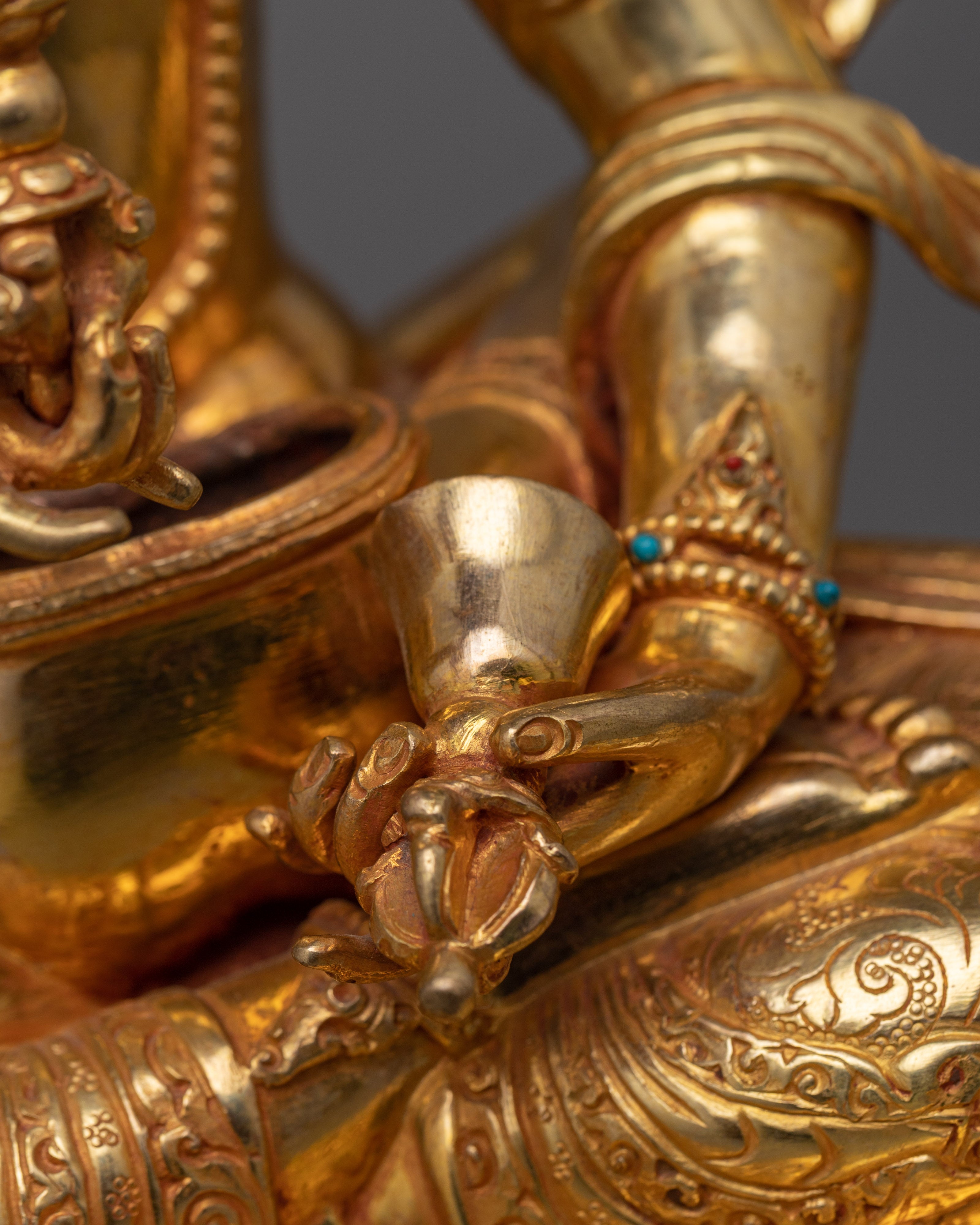 Vajrasattva with His Consort Handcrafted Statue | Symbol of Purity and Unity Artwork