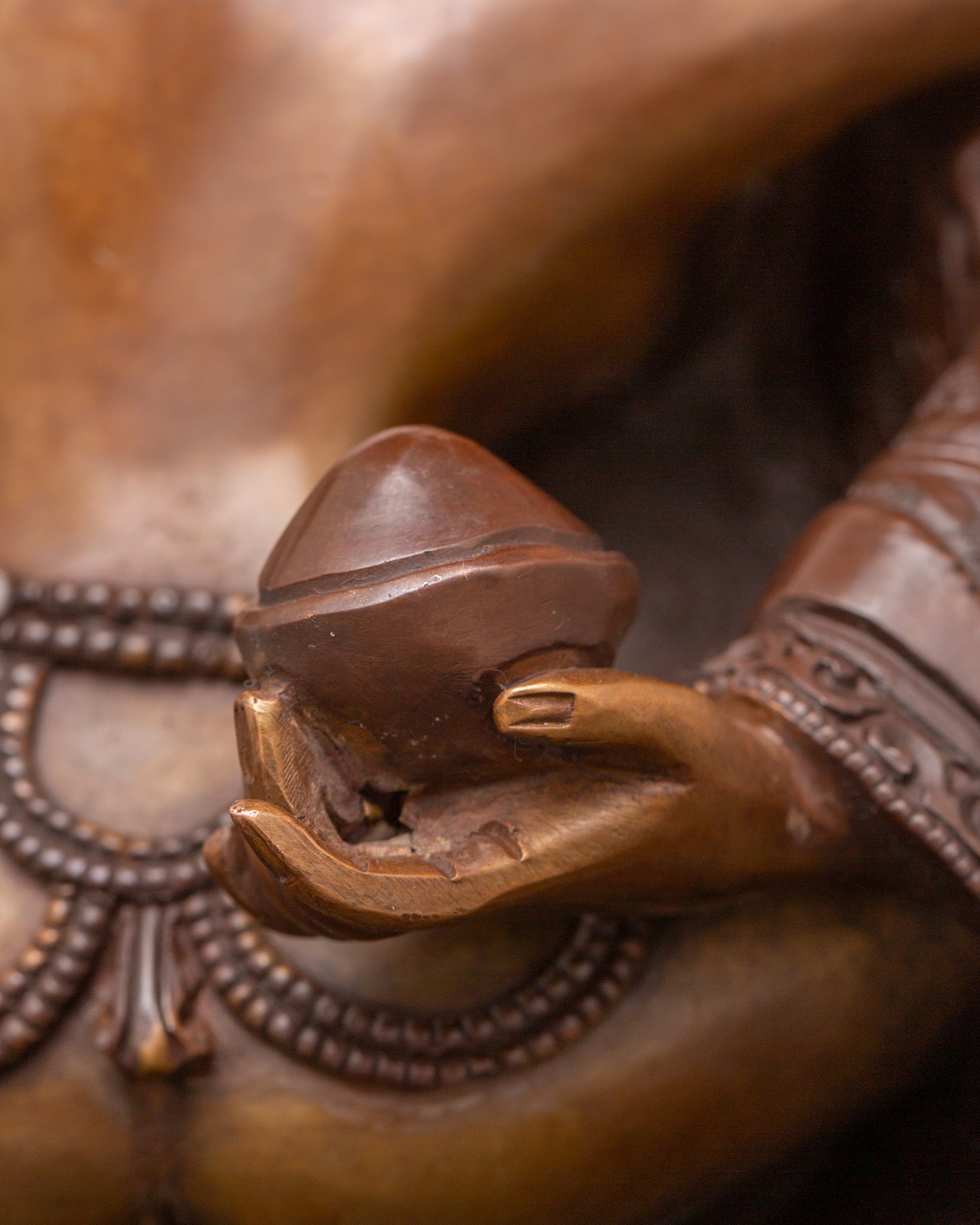 Himalayan Copper Sculpture of Vajra Master Padmasambhava | Lotus-Born Guru