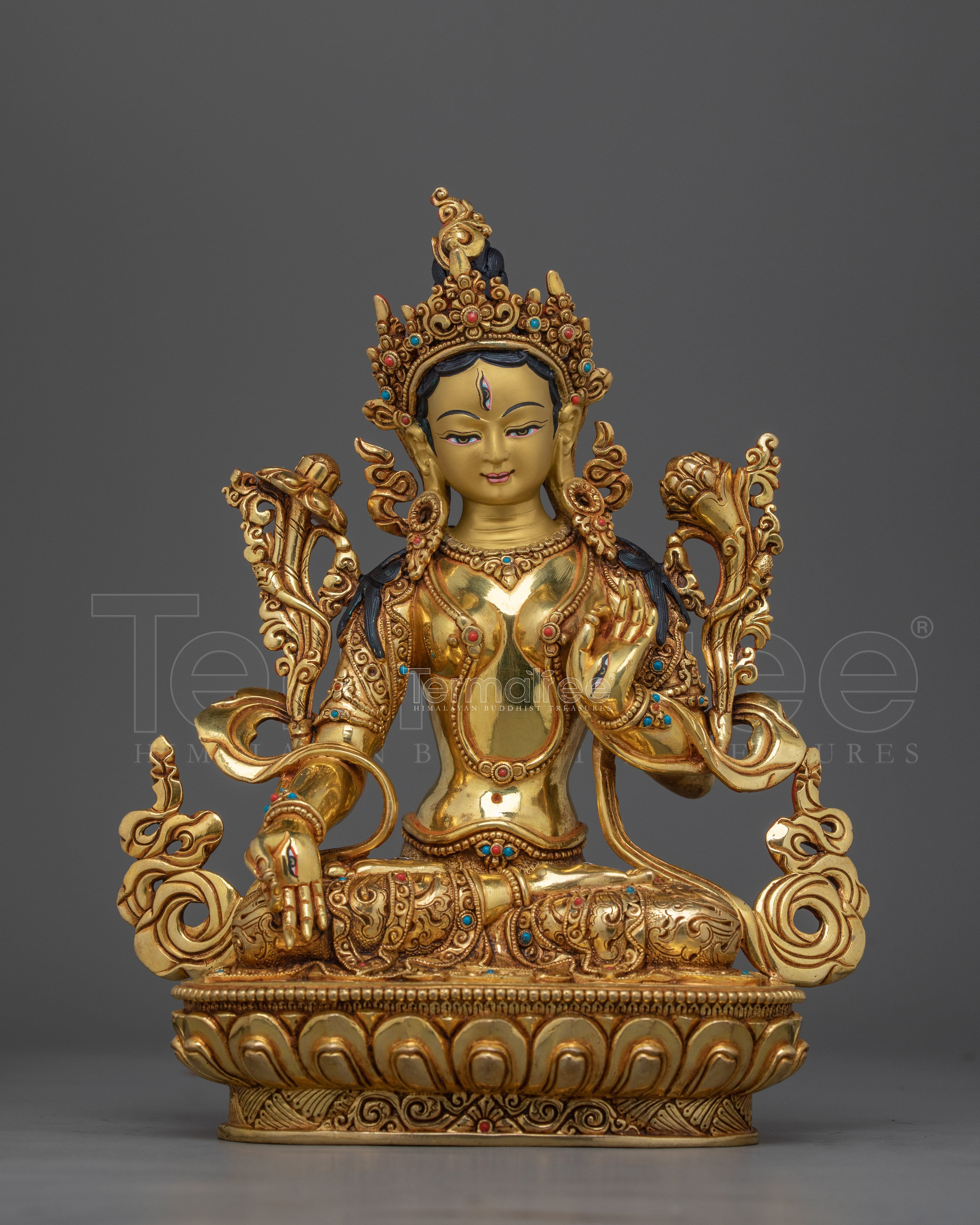 White Tara A Female Longevity Deity Statue | Beacon of Healing and Longevity