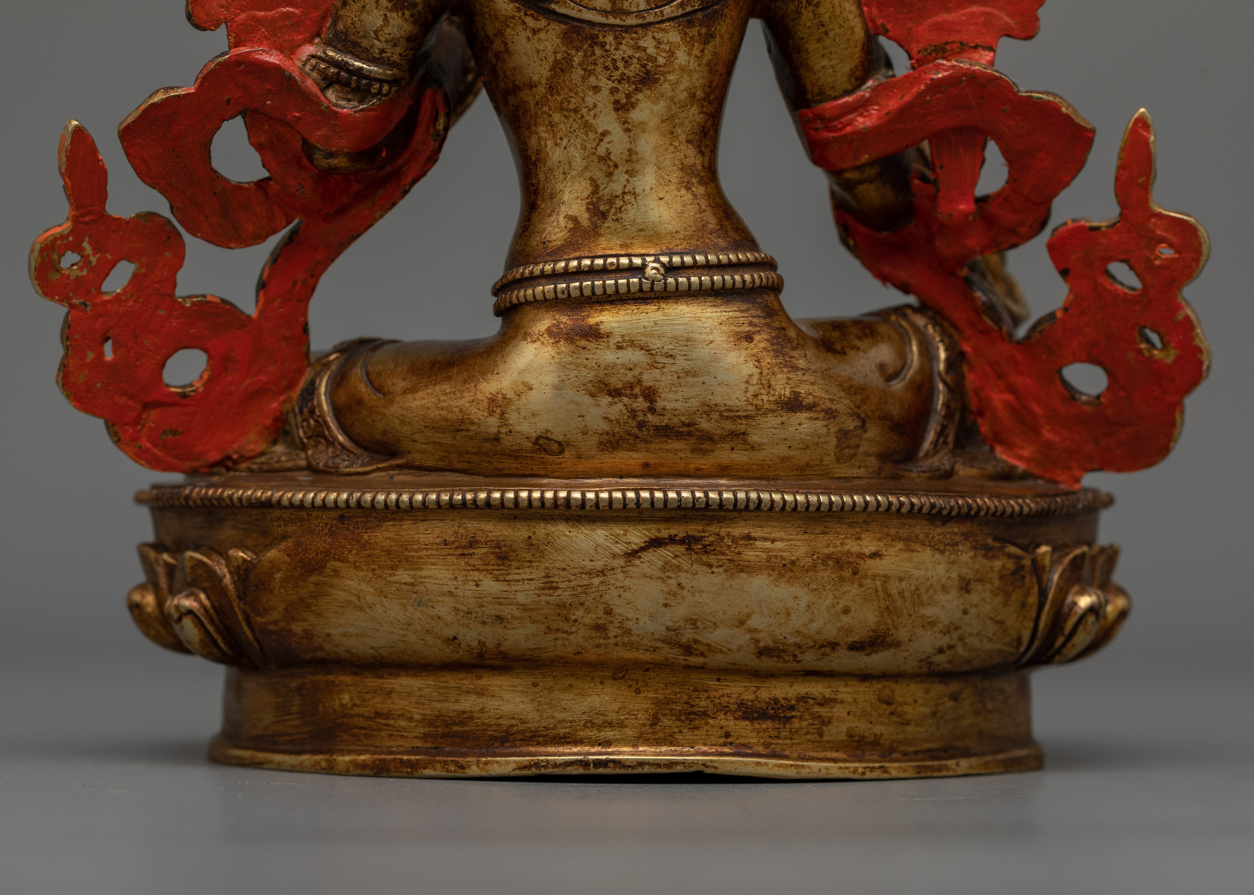 Green Tara Antique Touch Statue | Symbol of Active Compassion