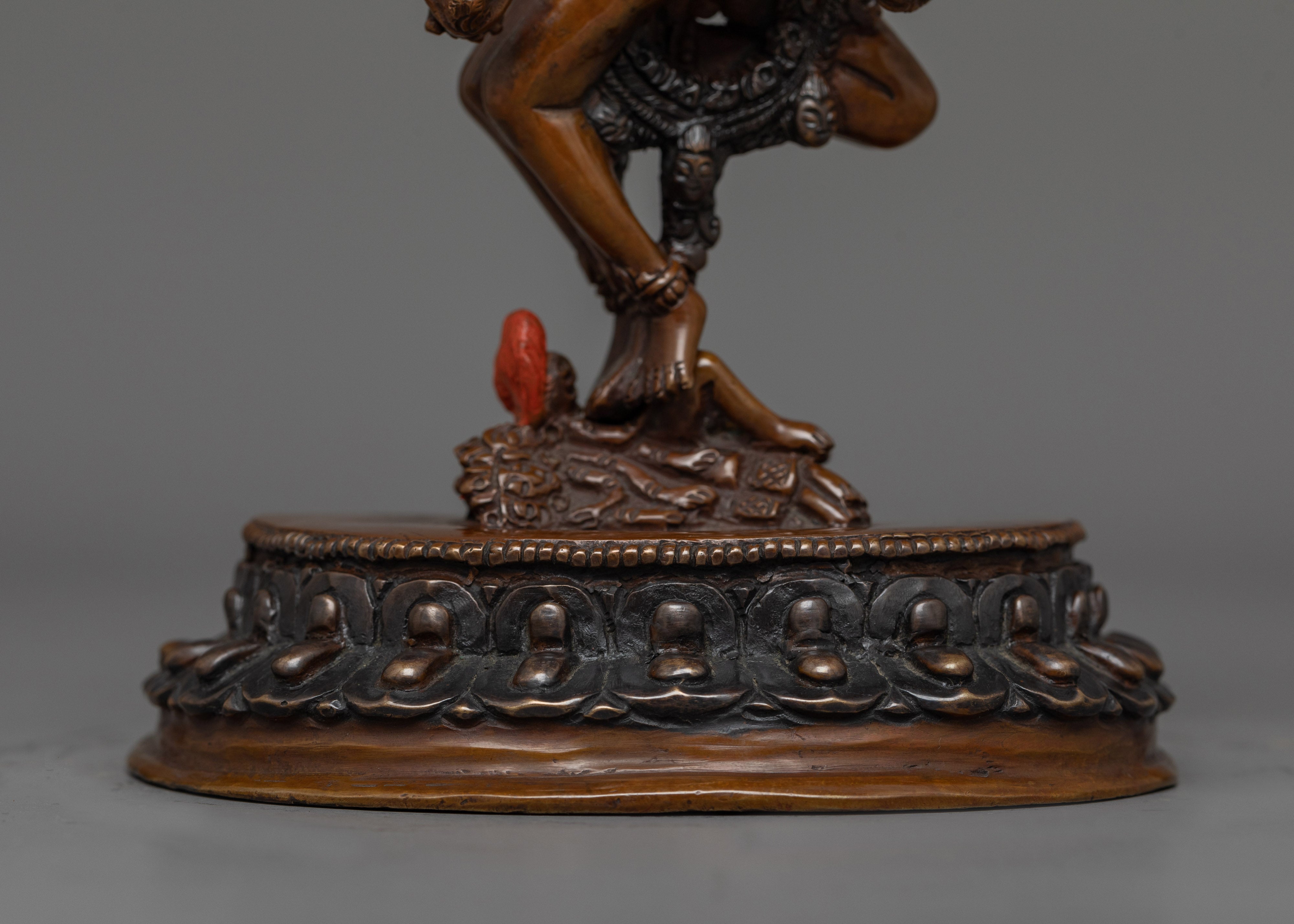 Hevajra Oxidized Statue | Emblem of Esoteric Wisdom