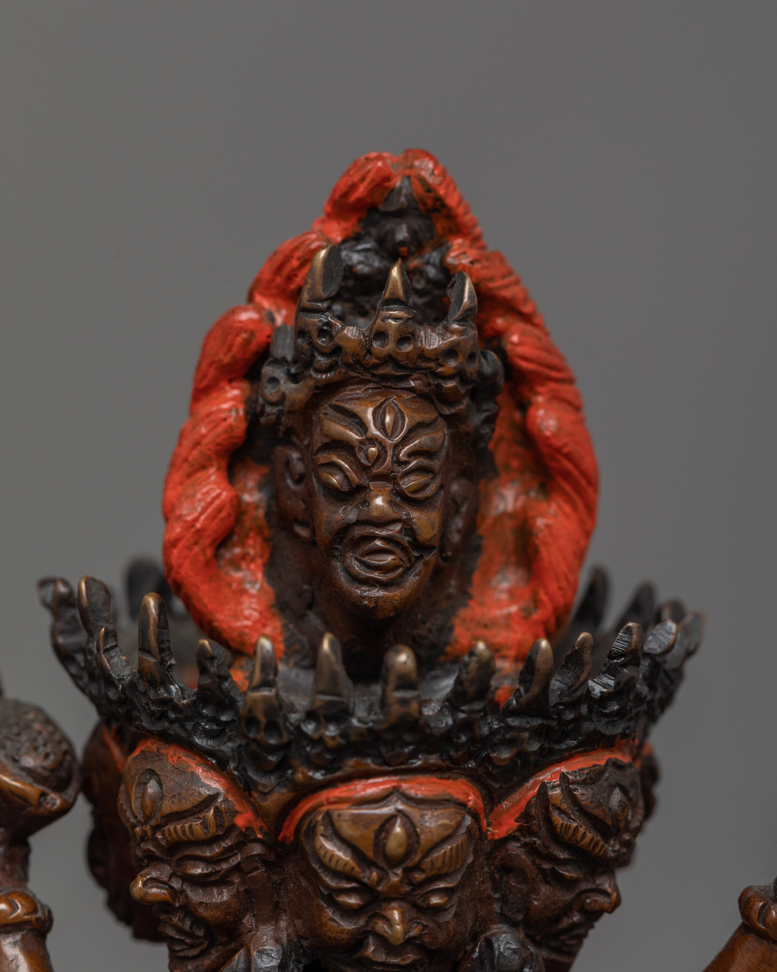 Hevajra Oxidized Statue | Emblem of Esoteric Wisdom