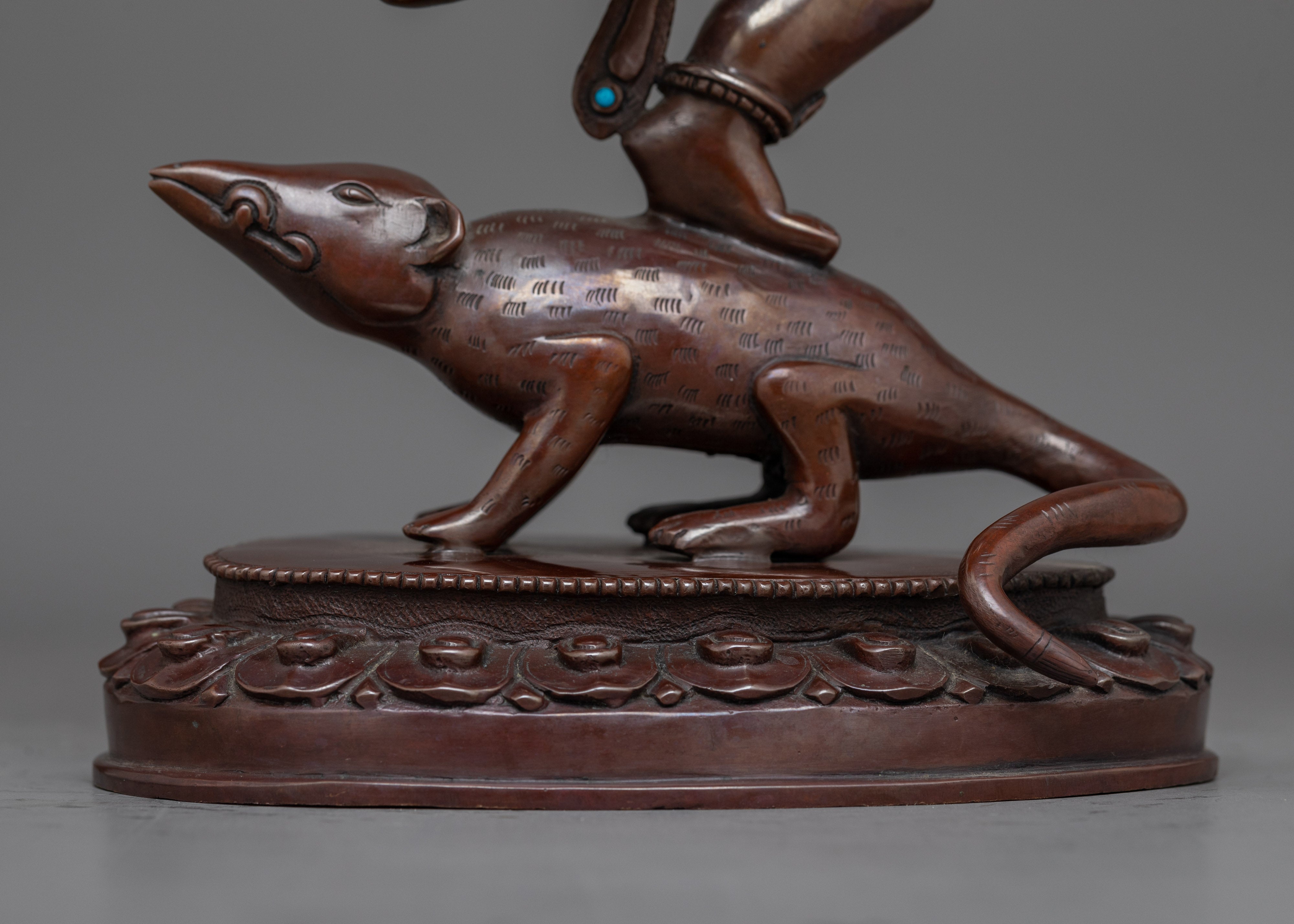 Shree Ganesh 38cm Oxidized Statue | Lord of Prosperity and Wisdom