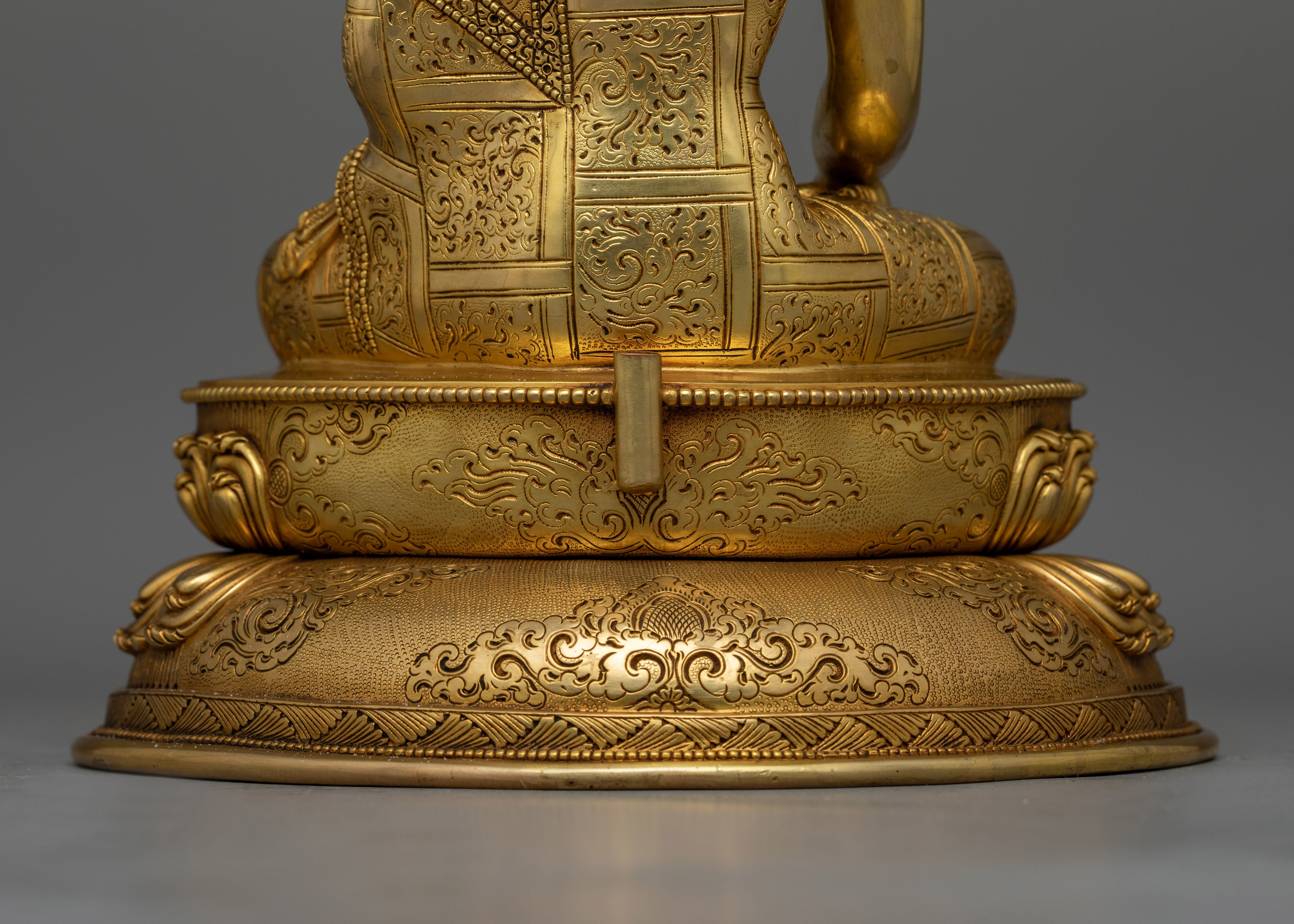 Shakyamuni Buddha 38cm Gold Gilded Statue | Icon of Enlightenment