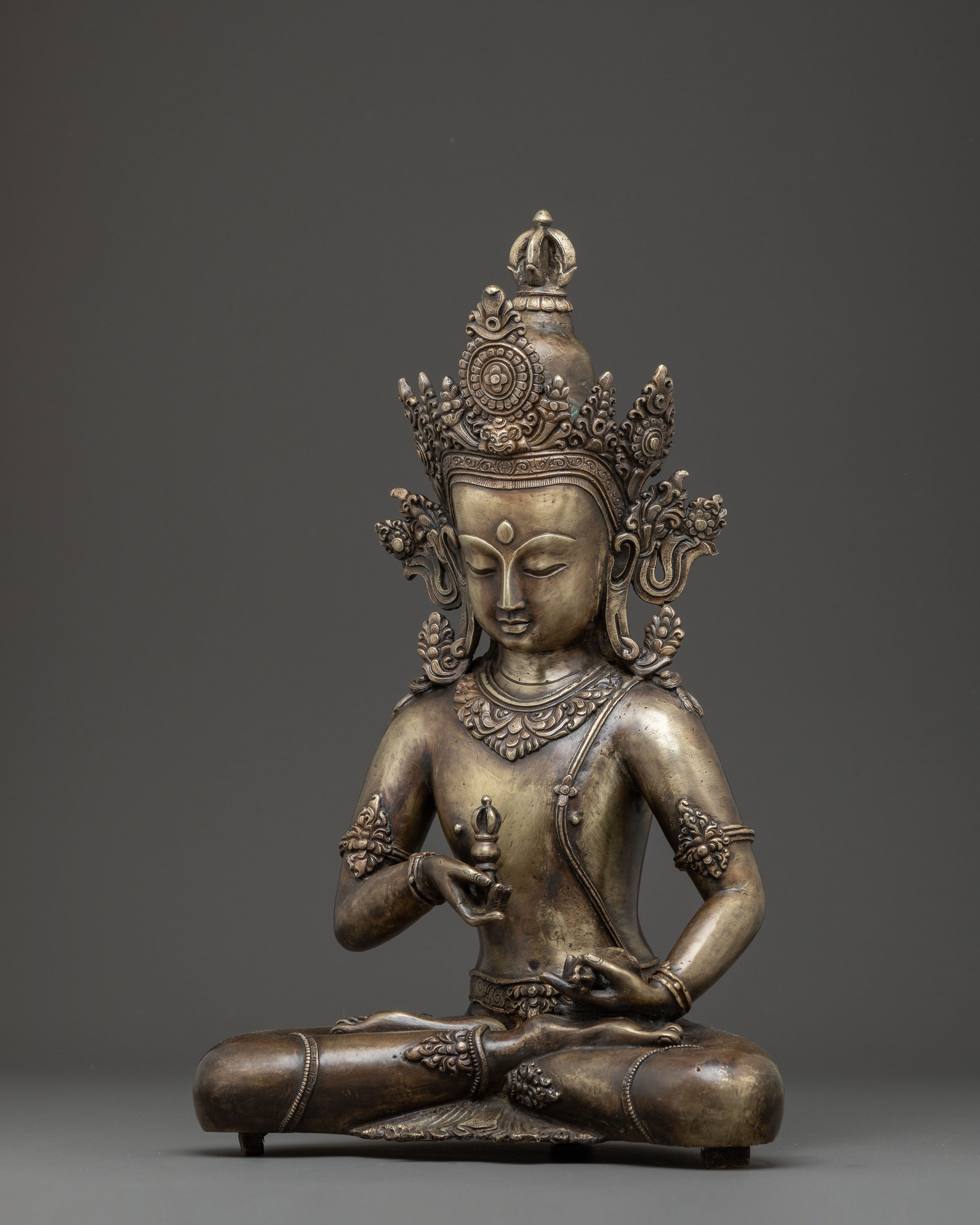 Handcrafted Vajrasattva Statue for Meditation