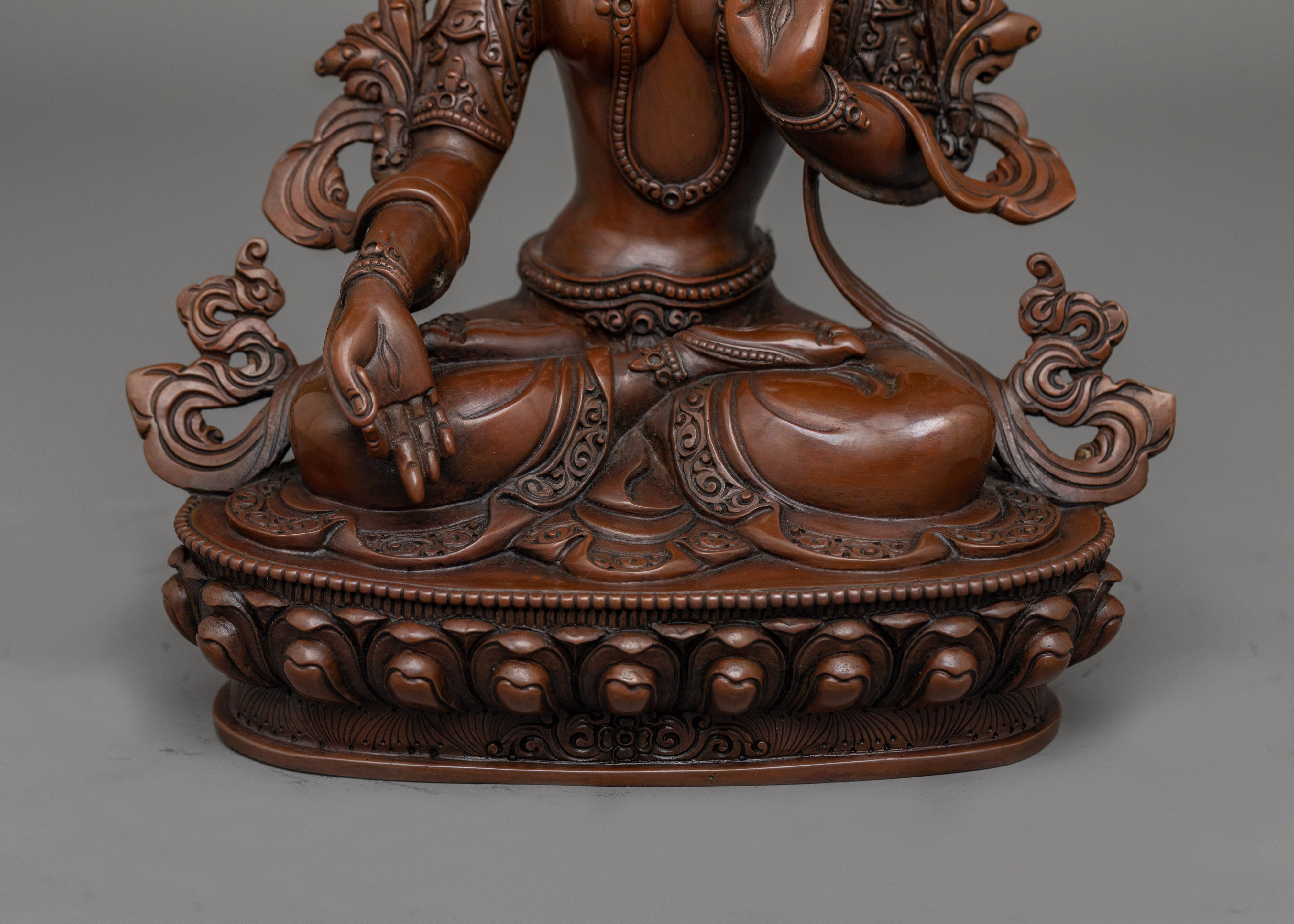 White Tara Nepalese Artwork Statue | Essence of Peace and Healing