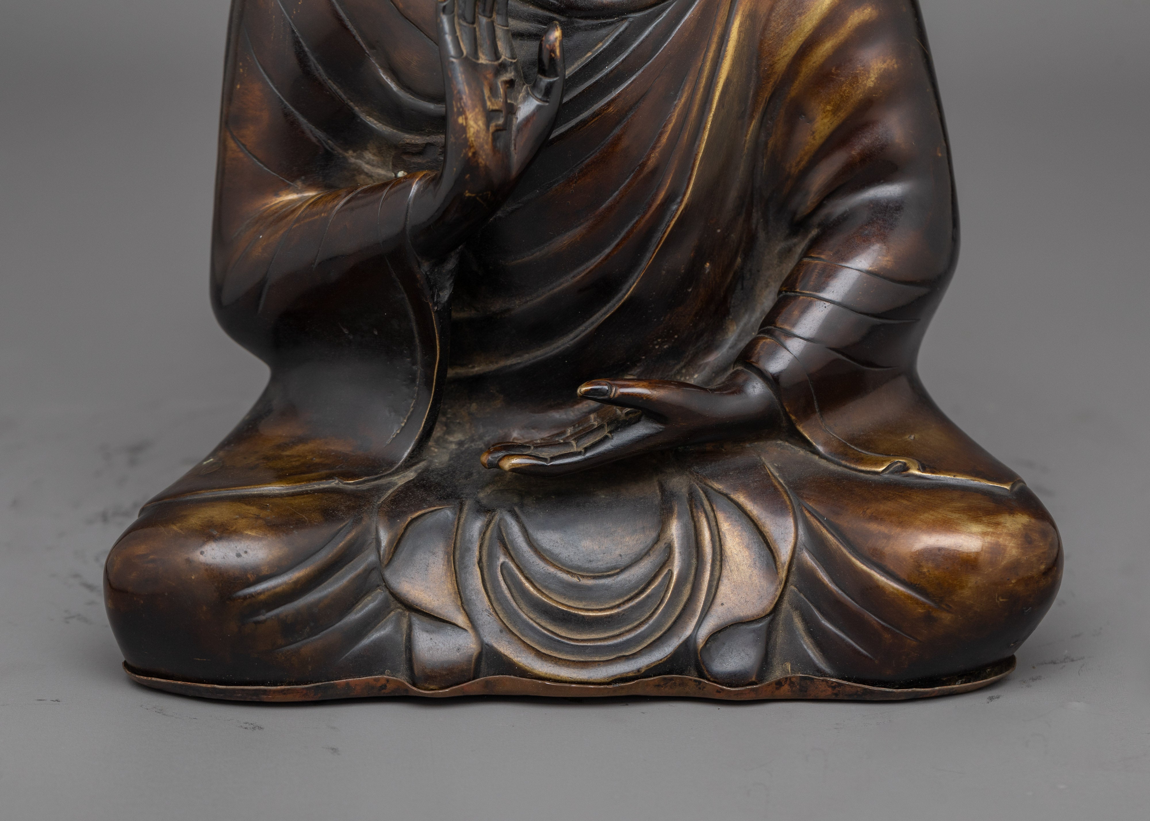 Amogasiddhi 25cm Bronze Statue | Emblem of Unfailing Success