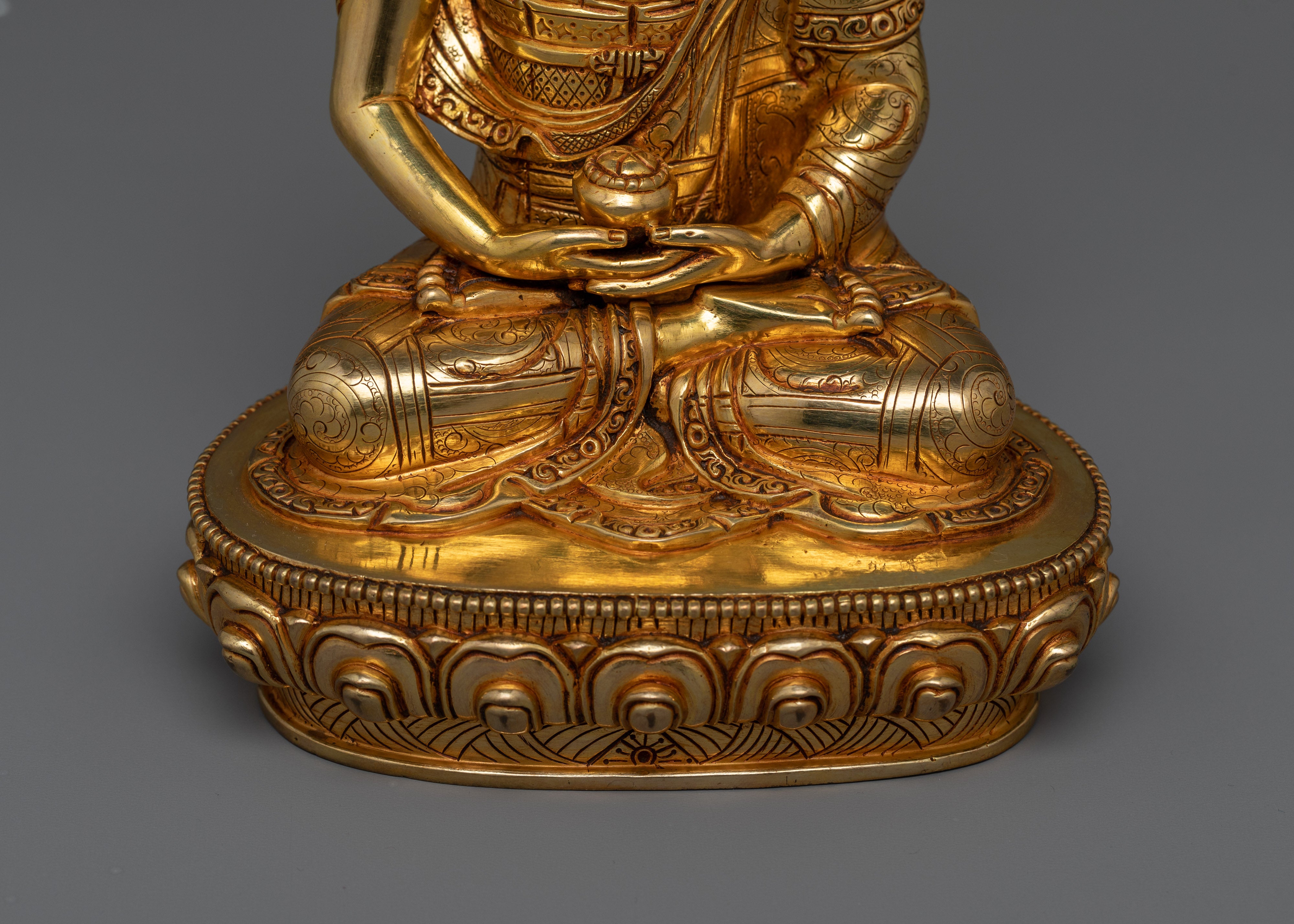 Amitabha Buddha Handmade 22cm Statue | Essence of Infinite Light