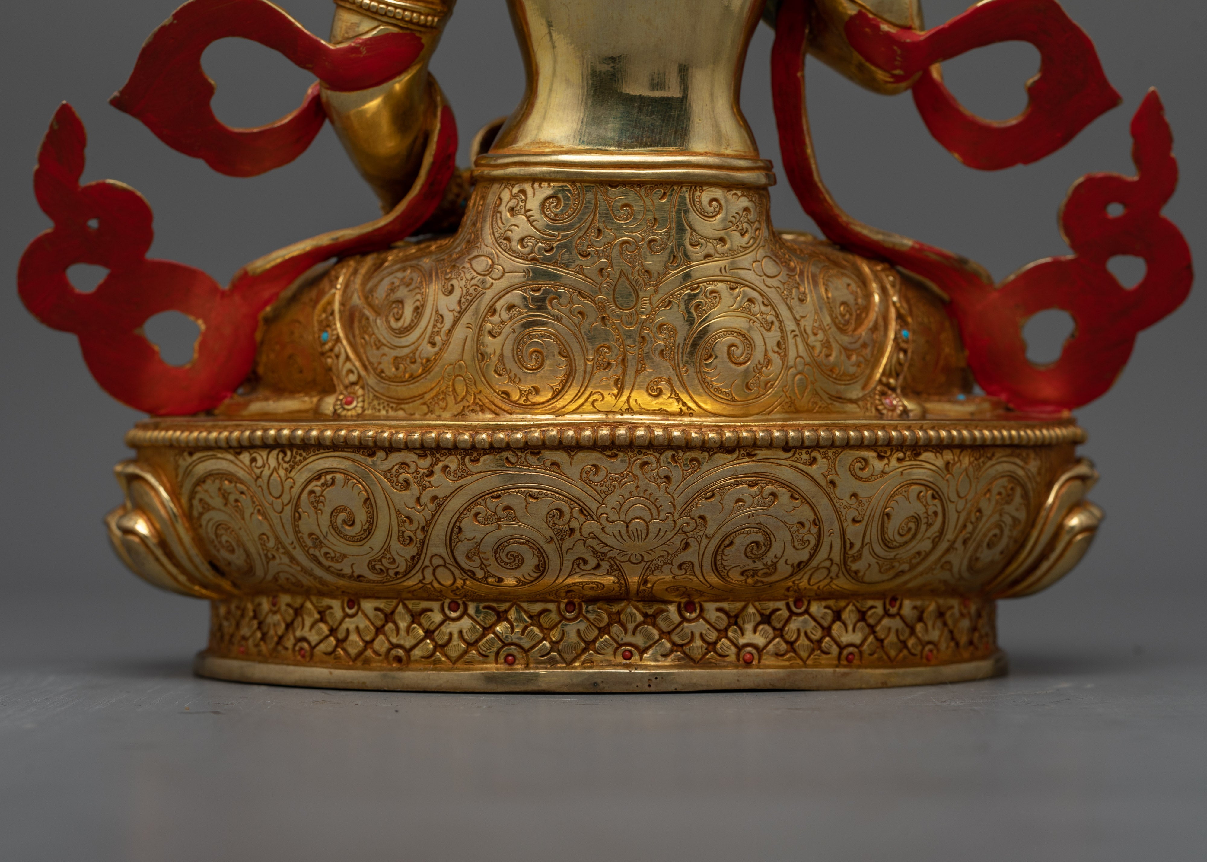 Vajrasattva Handmade Gold-Gilded Statue | Symbol of Purification