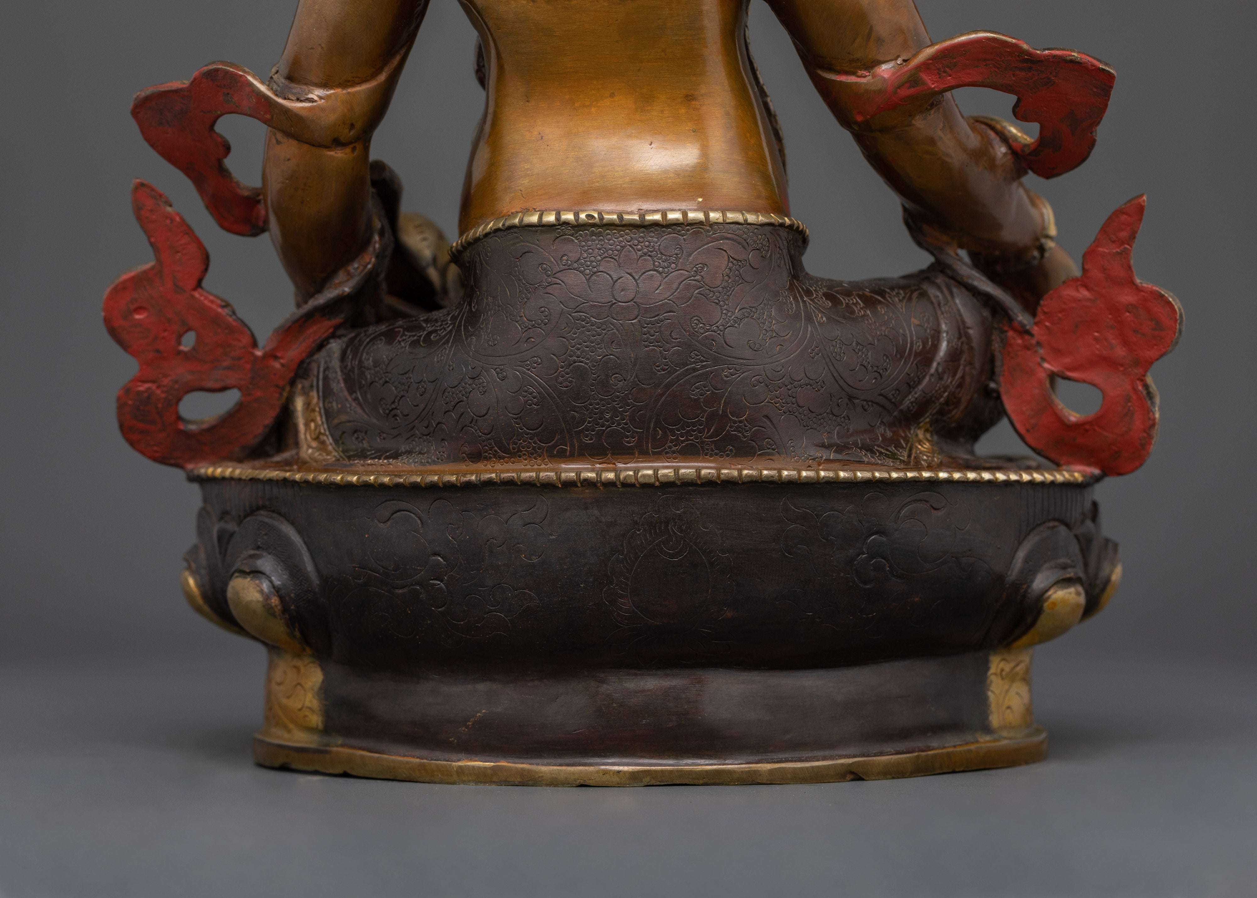 Dzambhala Nepalese Handmade Statue | Deity of Wealth and Prosperity