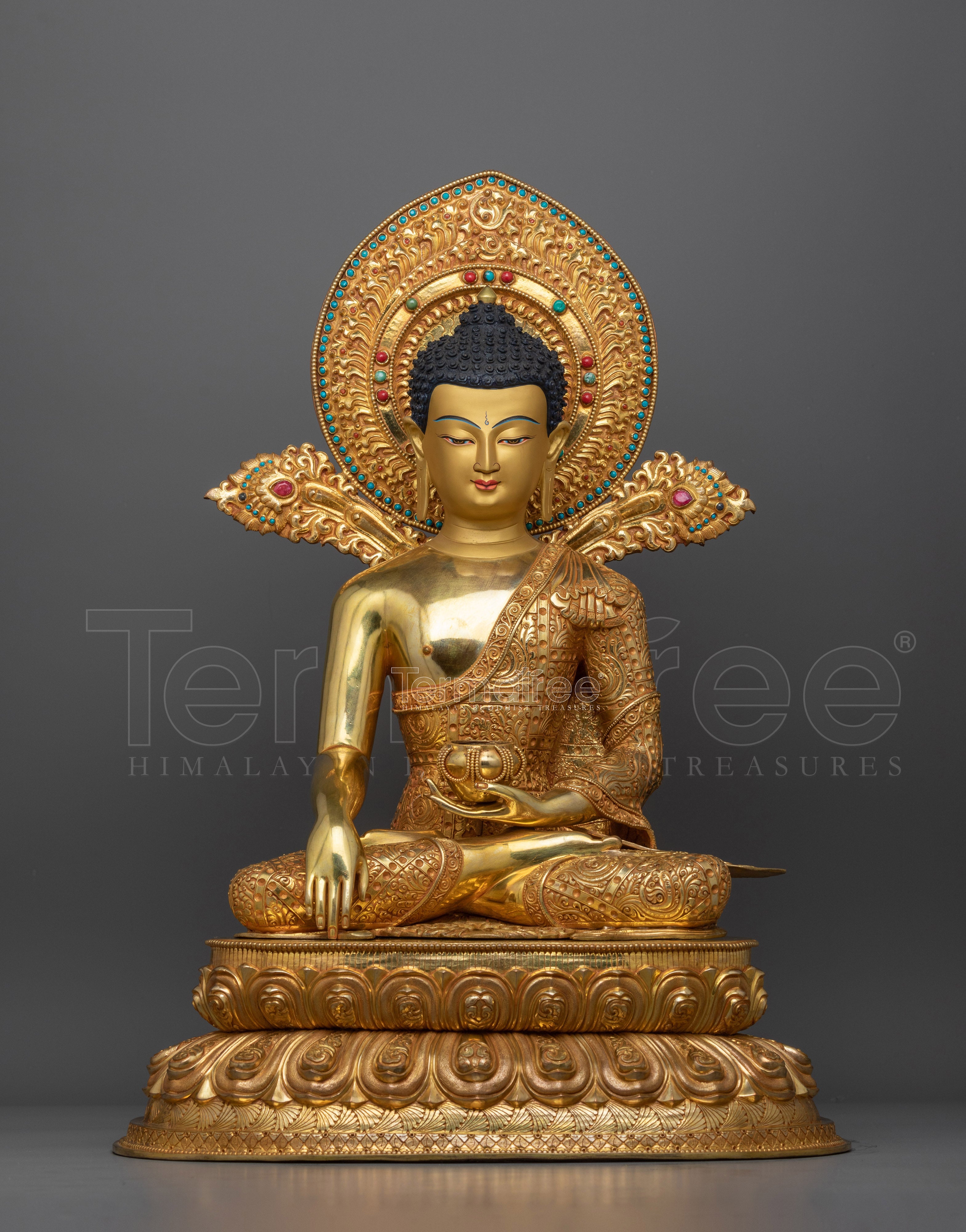 Shakyamuni Buddha Nepalese Handmade Statue | Masterpiece of Spiritual Art