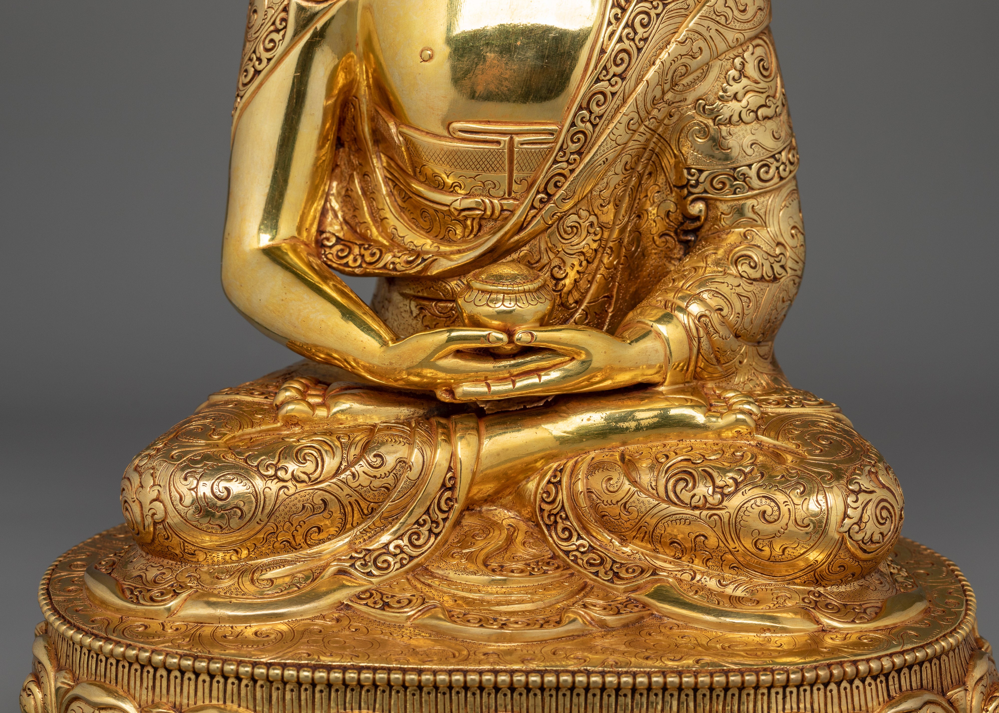 Amitabha Buddha Nepalese Handcrafted Masterpiece Statue | Beacon of Enlightenment